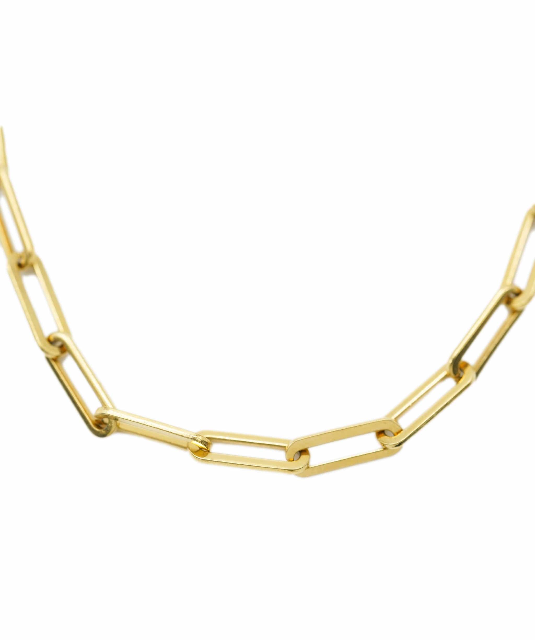 Luxury Promise Stainless steel 18k chain yellow gold Plated ASL8218