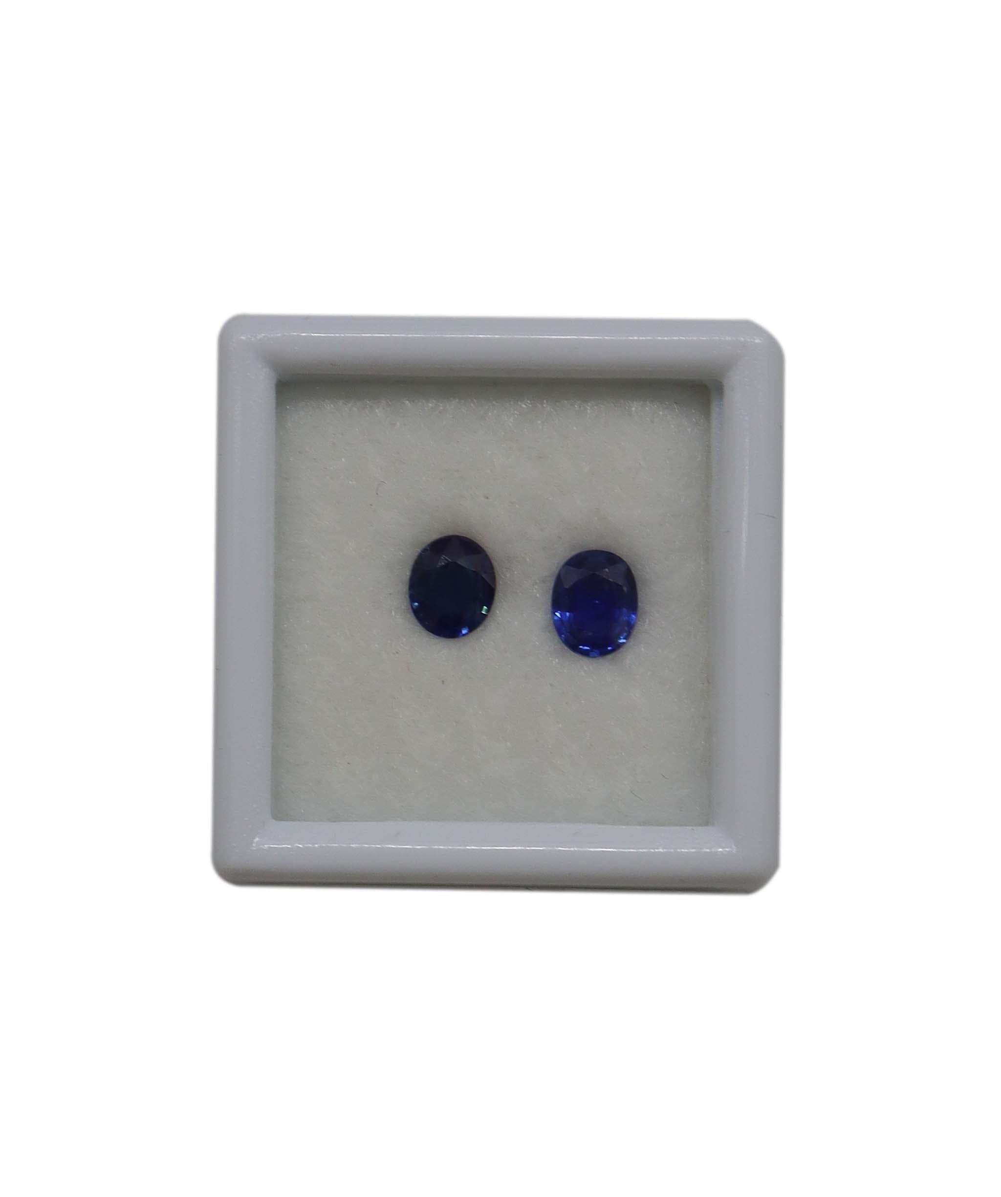 Luxury Promise Royal Blue Sapphire 0.81 cts Heated/Natural Stones - MS8711-8