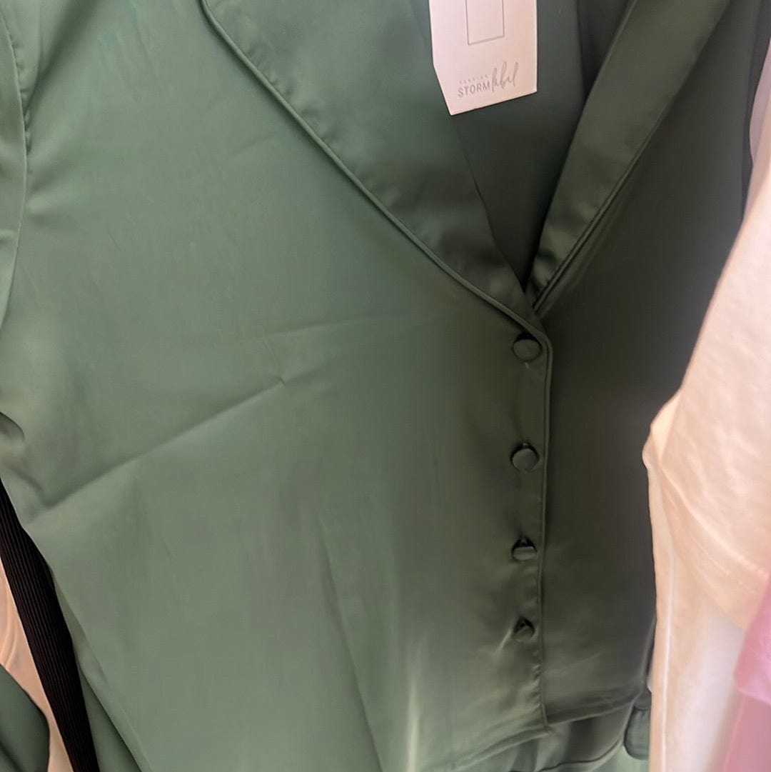 Luxury Promise Green silk xl