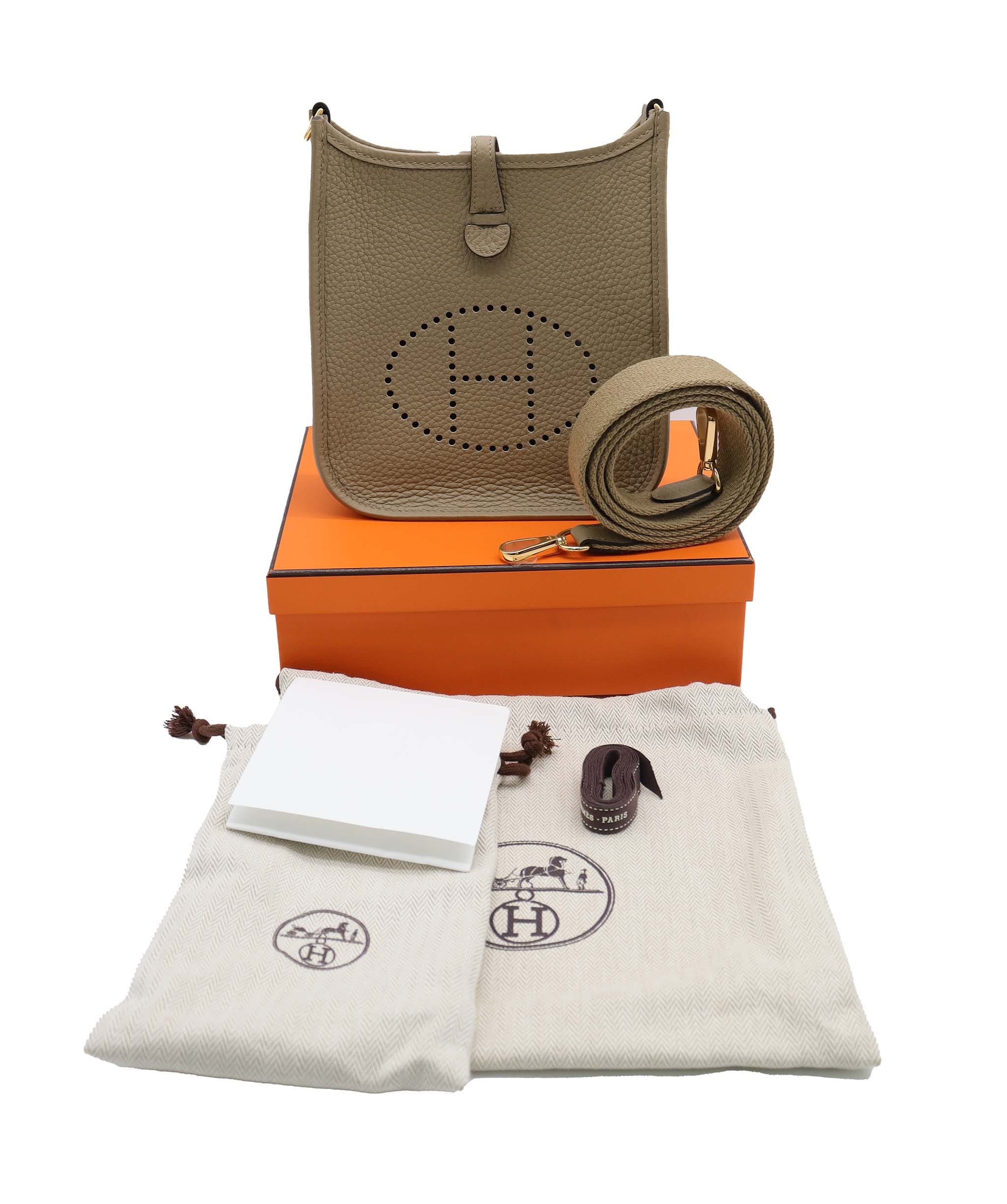 Luxury Promise Hermes Evelyne 16 Beige Marfa Clemence GHW  stamp W year 2024 DXBS6372