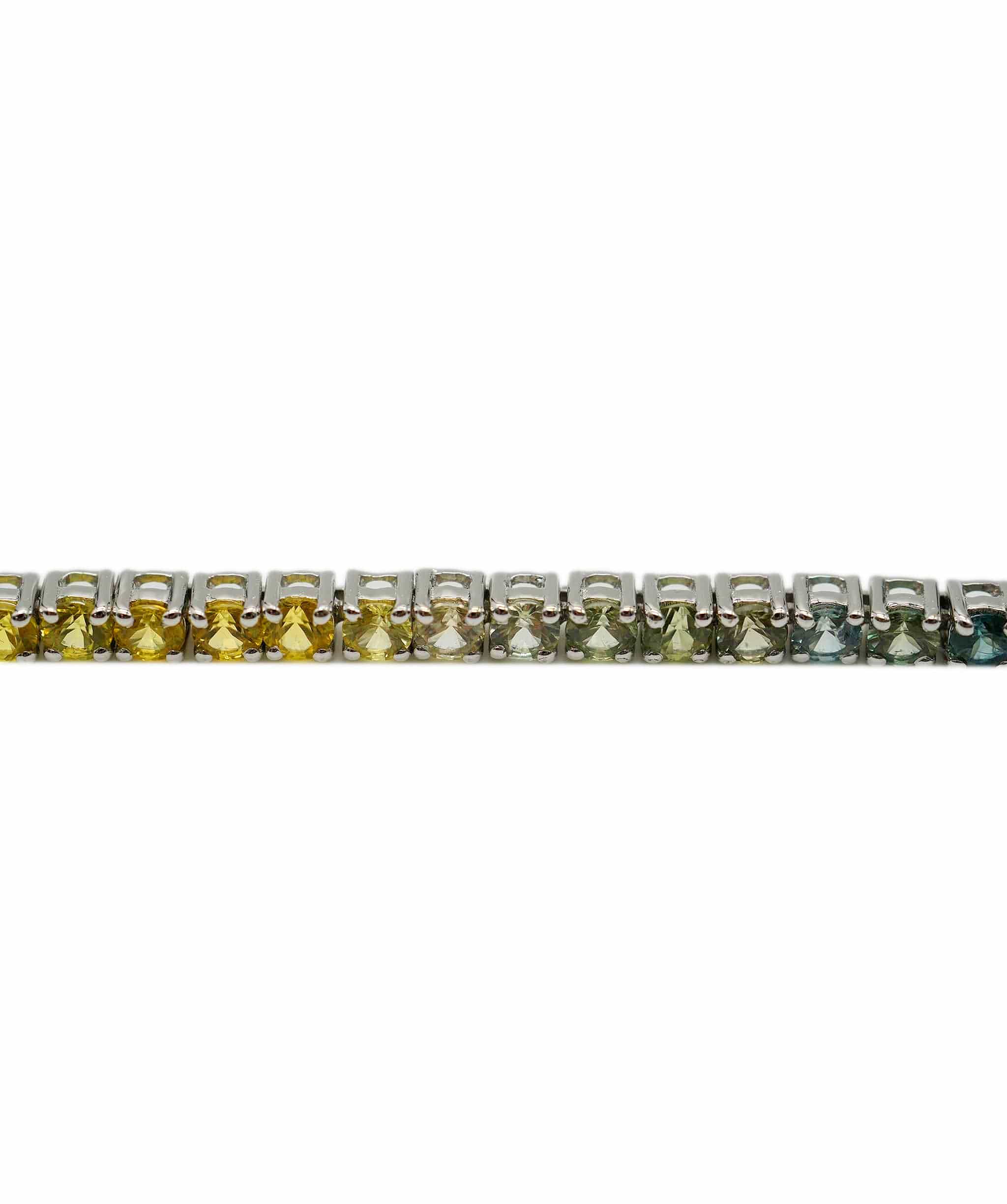 Luxury Promise Multi Colour Sapphire Tennis Bracelet