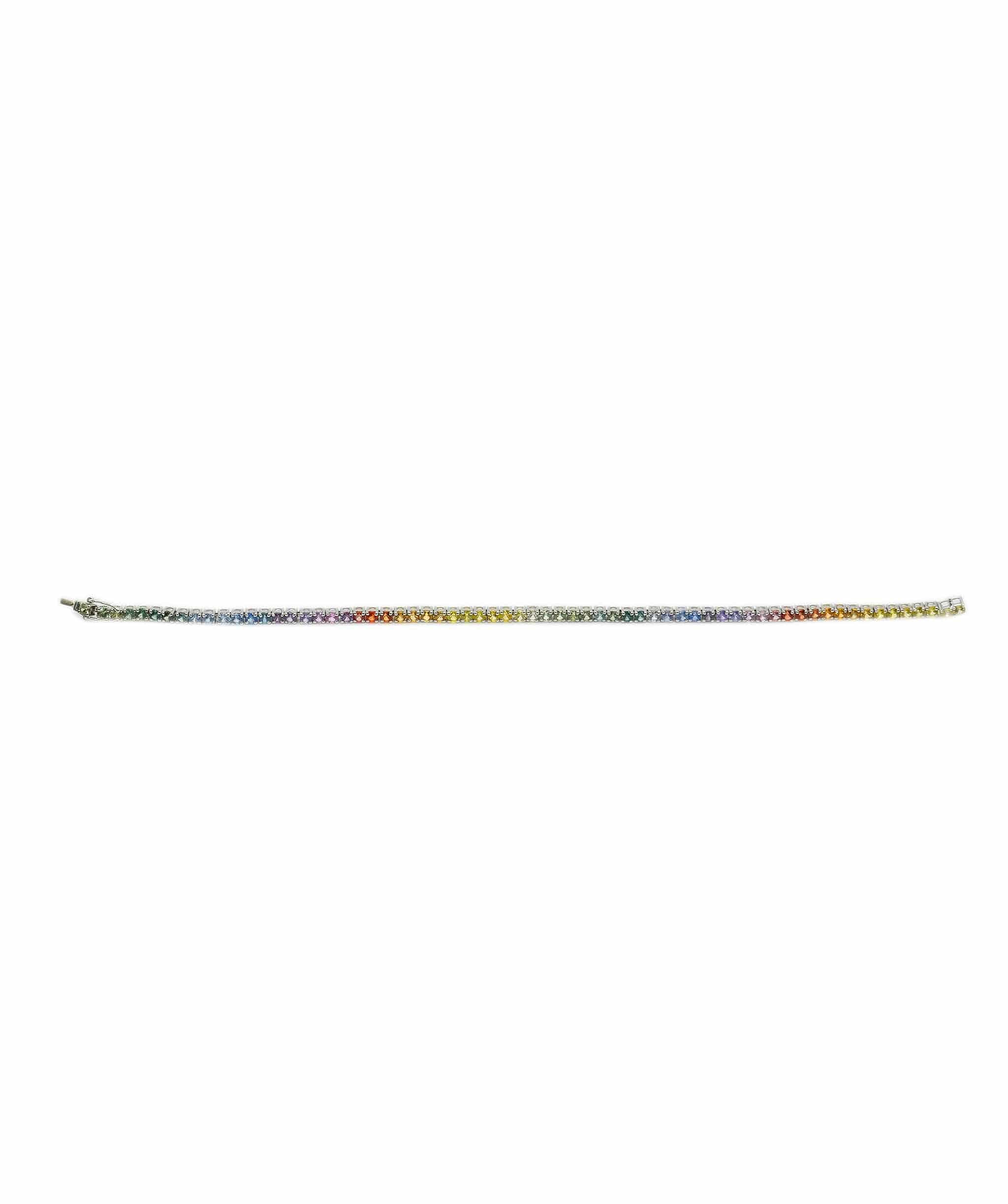 Luxury Promise Multi Colour Sapphire Tennis Bracelet