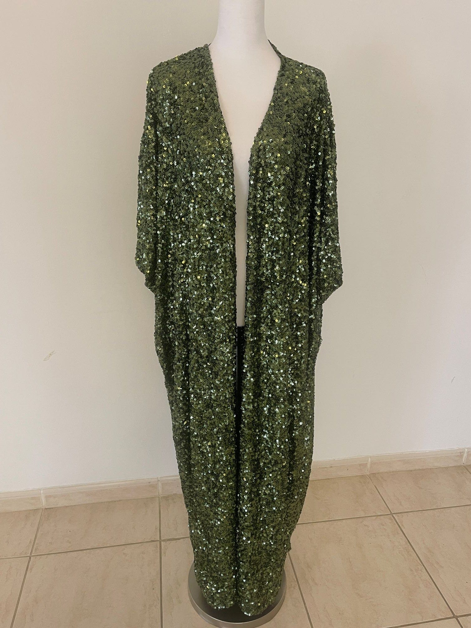 Luxury Promise Taira Empresa Kaftan Full Sequin One Size ASC1973