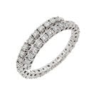 Luxury Promise Diamond 0.75ct Ring 18K K18 WG White Gold Free size 90224902