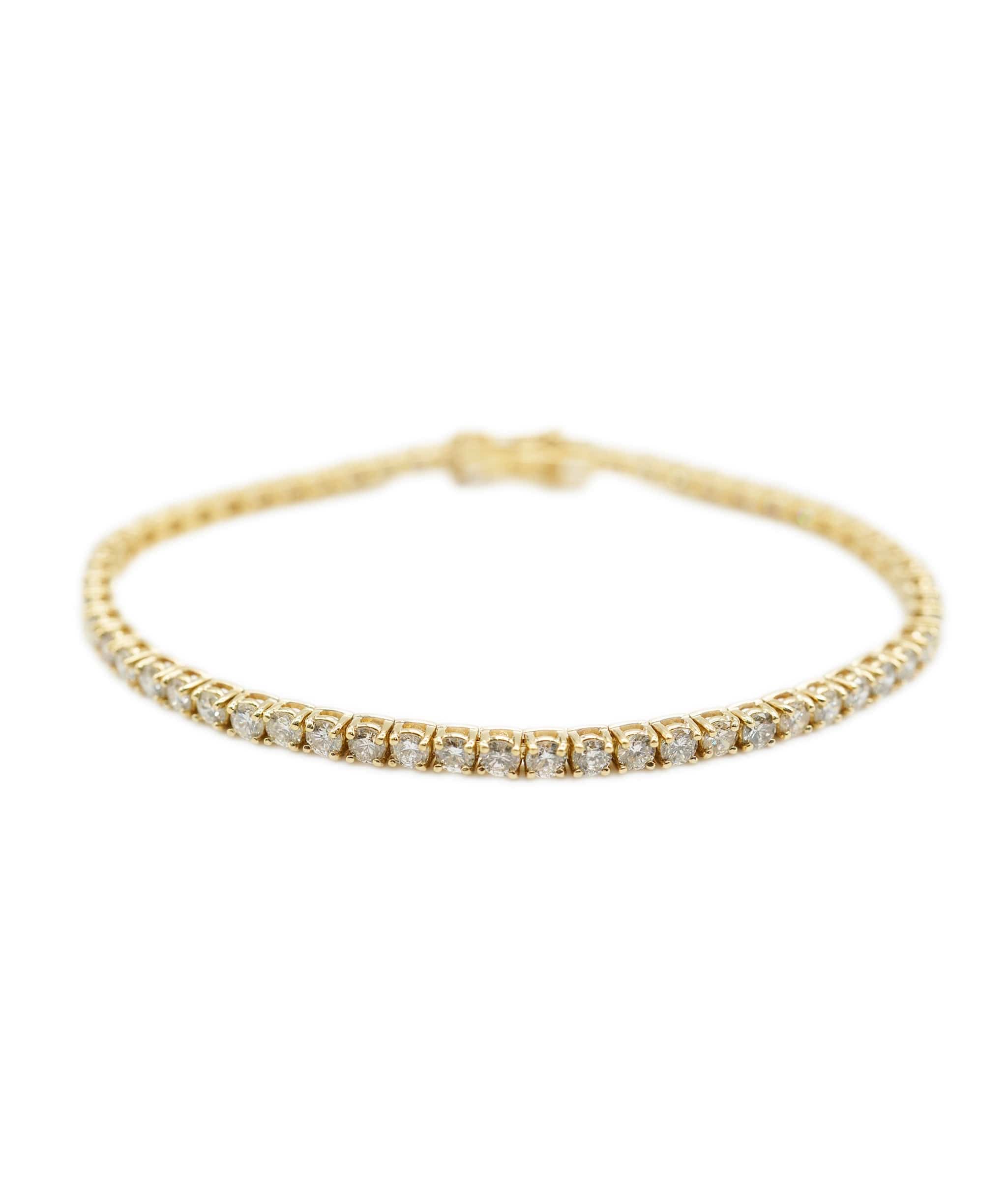 Luxury Promise Diamond tennis bracelet (approx. 5.35cts brilliant-cut diamonds) AHC1363