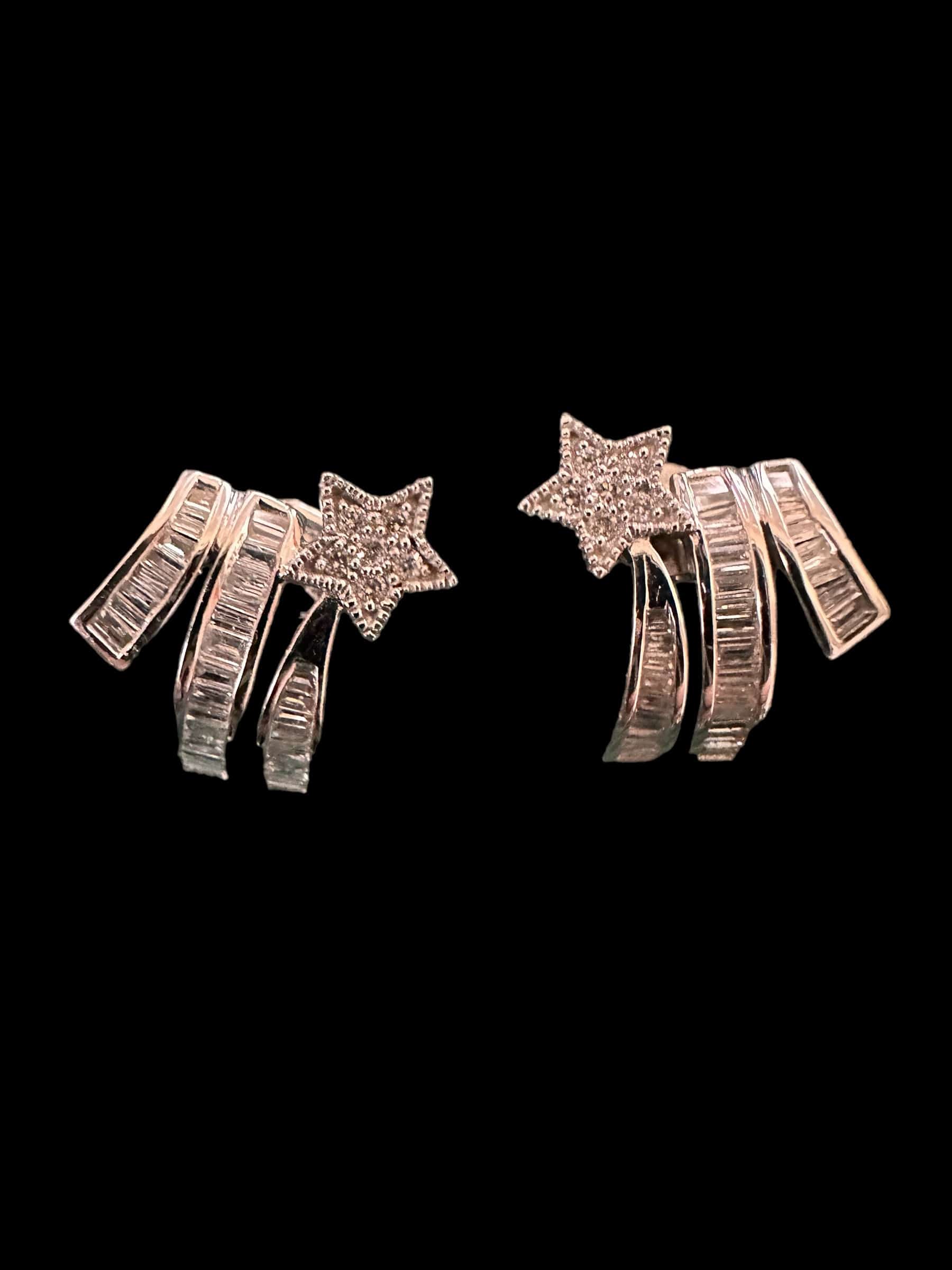 Luxury Promise Diamond Star Earrings