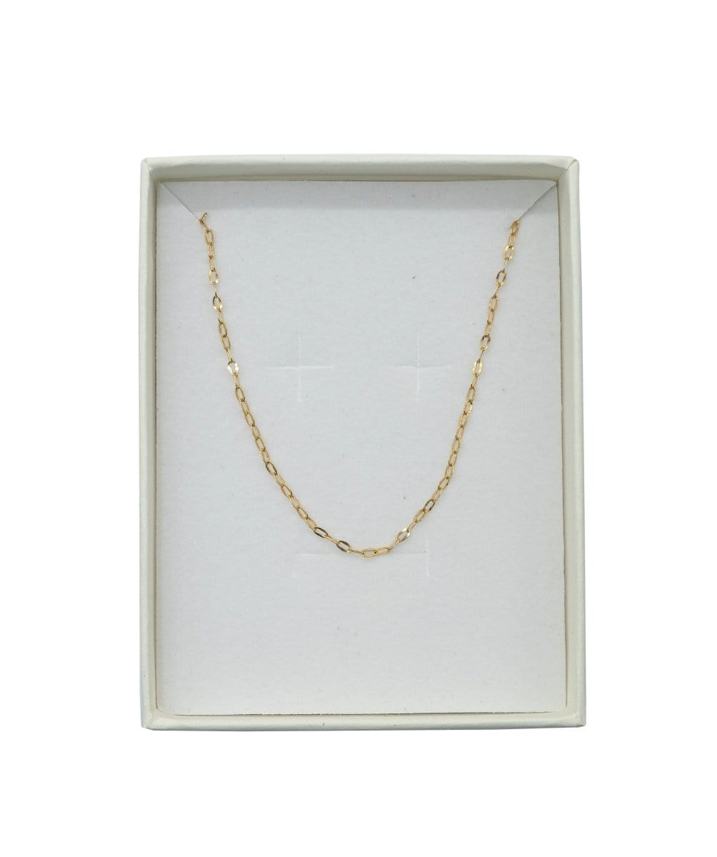 18k gold chain link small ASL8167