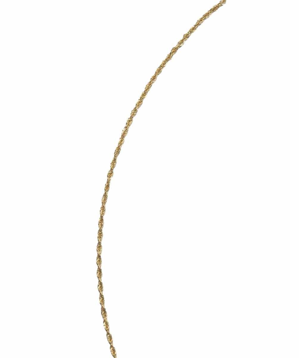 18k yellow gold rope necklace ASL8193