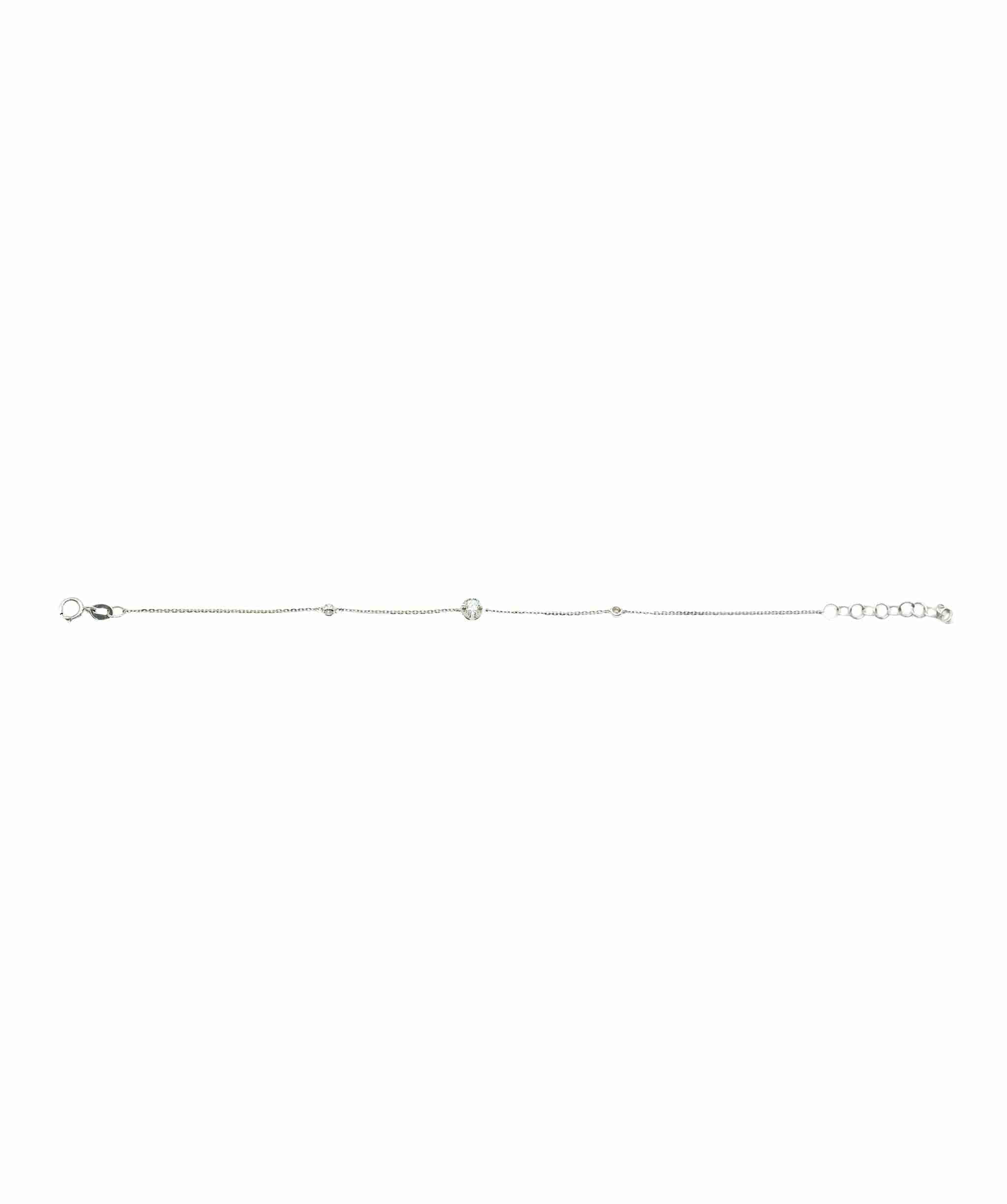 Luxury Promise Diamond (0.11ct) bracelet 18K WG AHL1021 10578