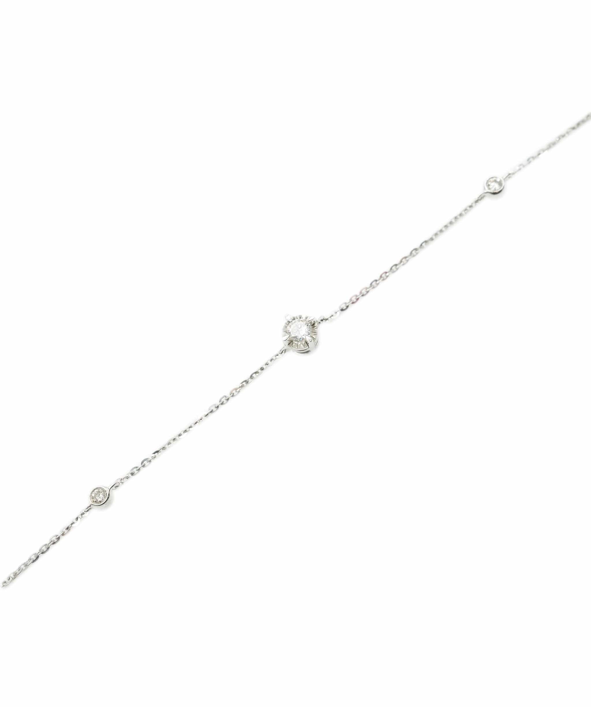 Luxury Promise Diamond (0.11ct) bracelet 18K WG AHL1021 10578