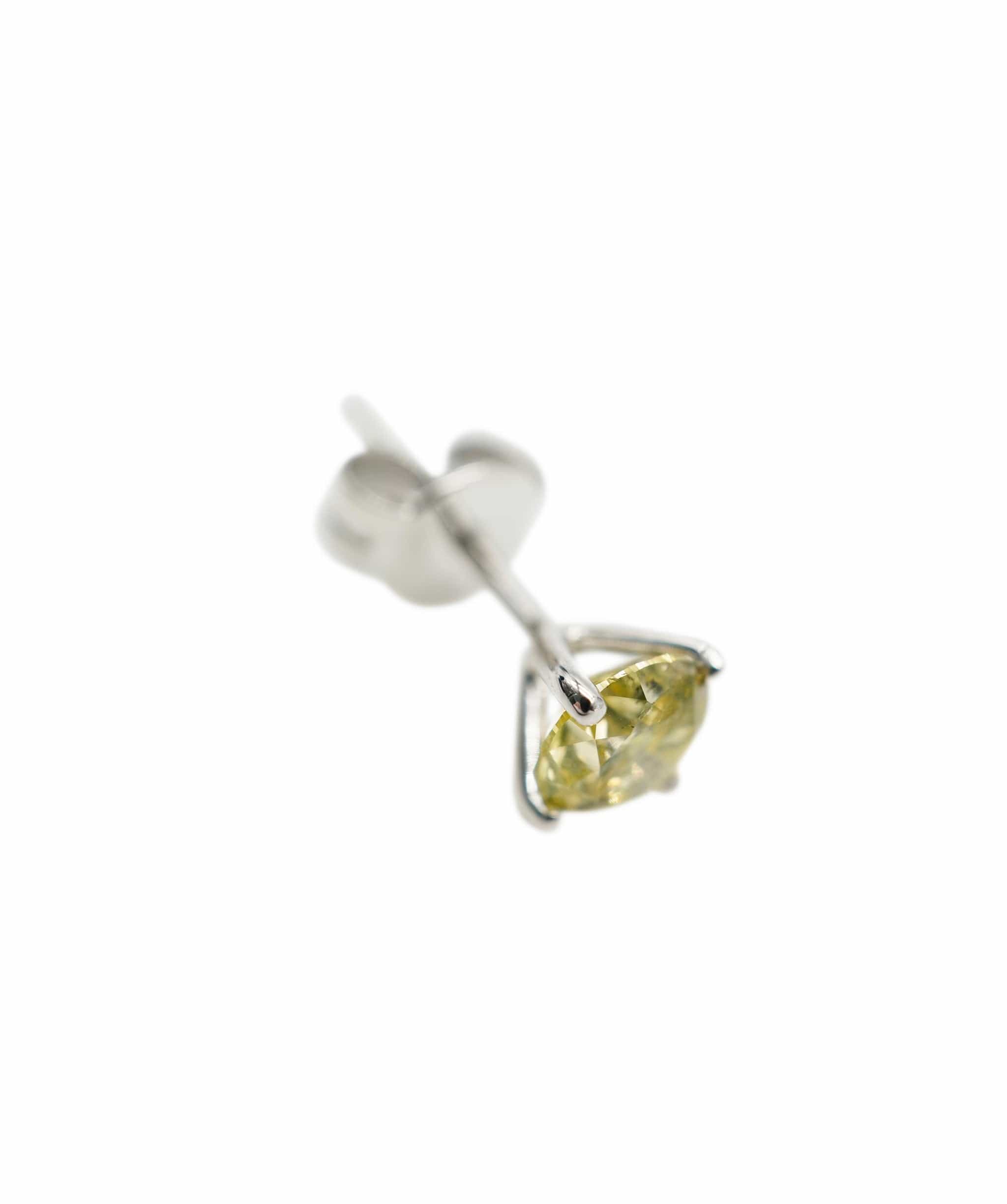 Luxury Promise Martini Earrings WG 0.48 ct SI1 F.Yel ASC4502