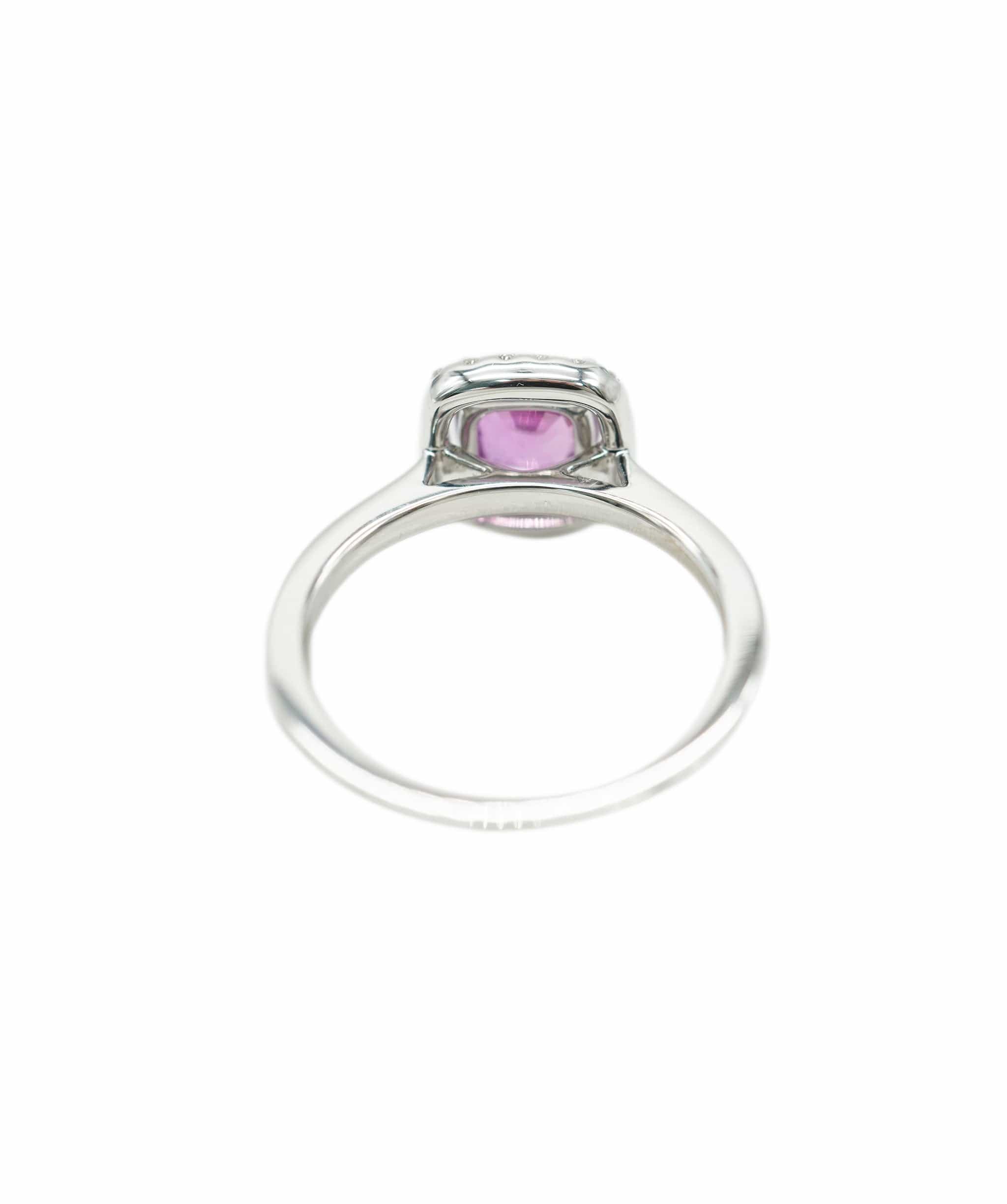 Luxury Promise Pink sapphire cluster ring AHC1625