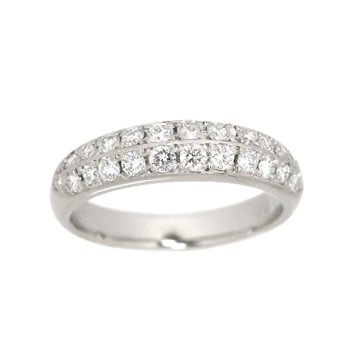 Luxury Promise Ring No. 13 Diamond 0.70ct Pt ASL8780