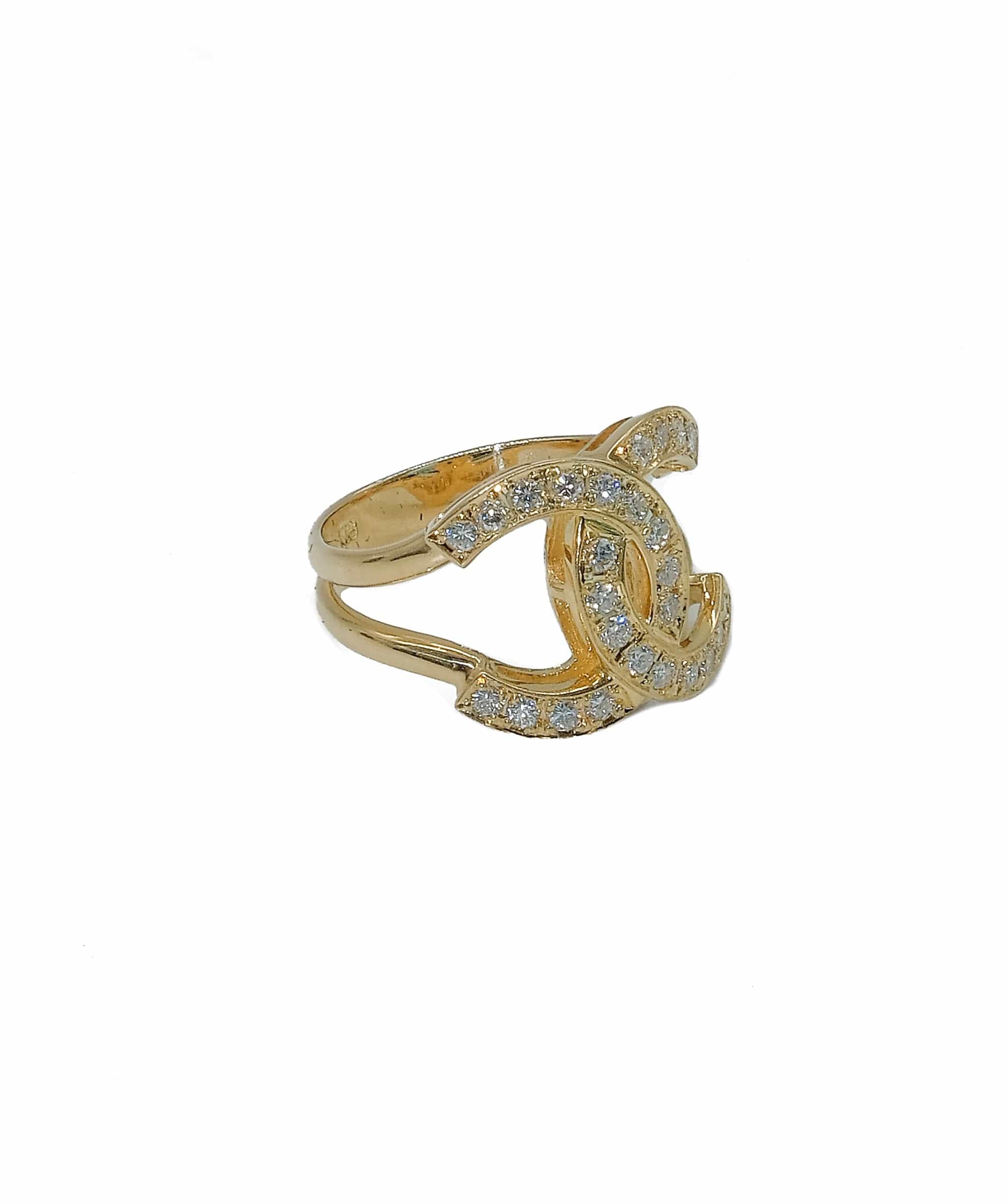 Luxury Promise Ring No. 8 Diamond 0.40Ct K18 Yg 90186689 ASL8123