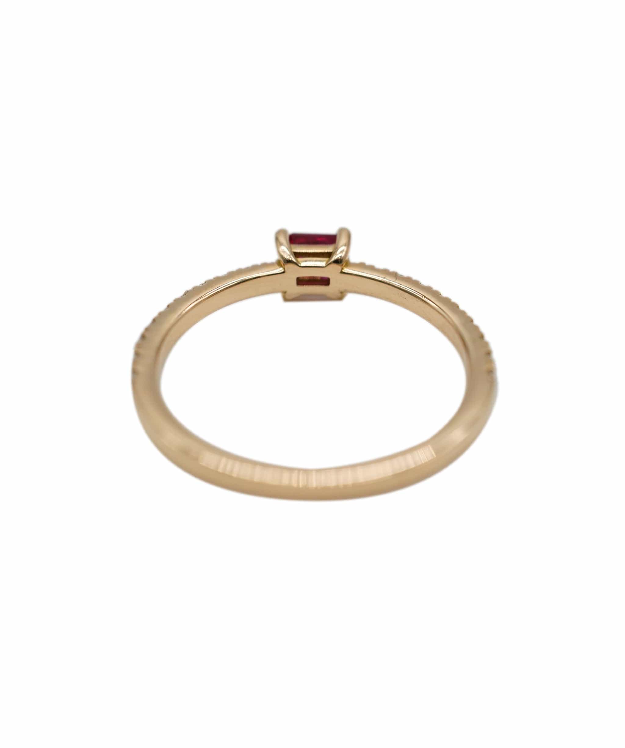 Luxury Promise ruby ring  ASL8403