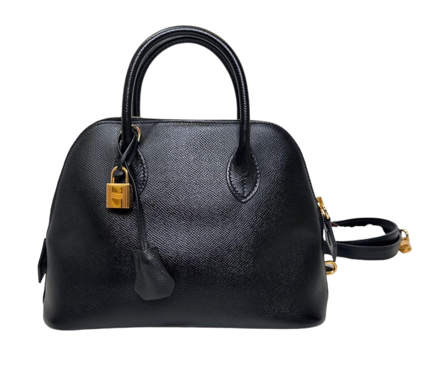 Luxury Promise Hermes Bolide 27 in Black Epsom with GHW