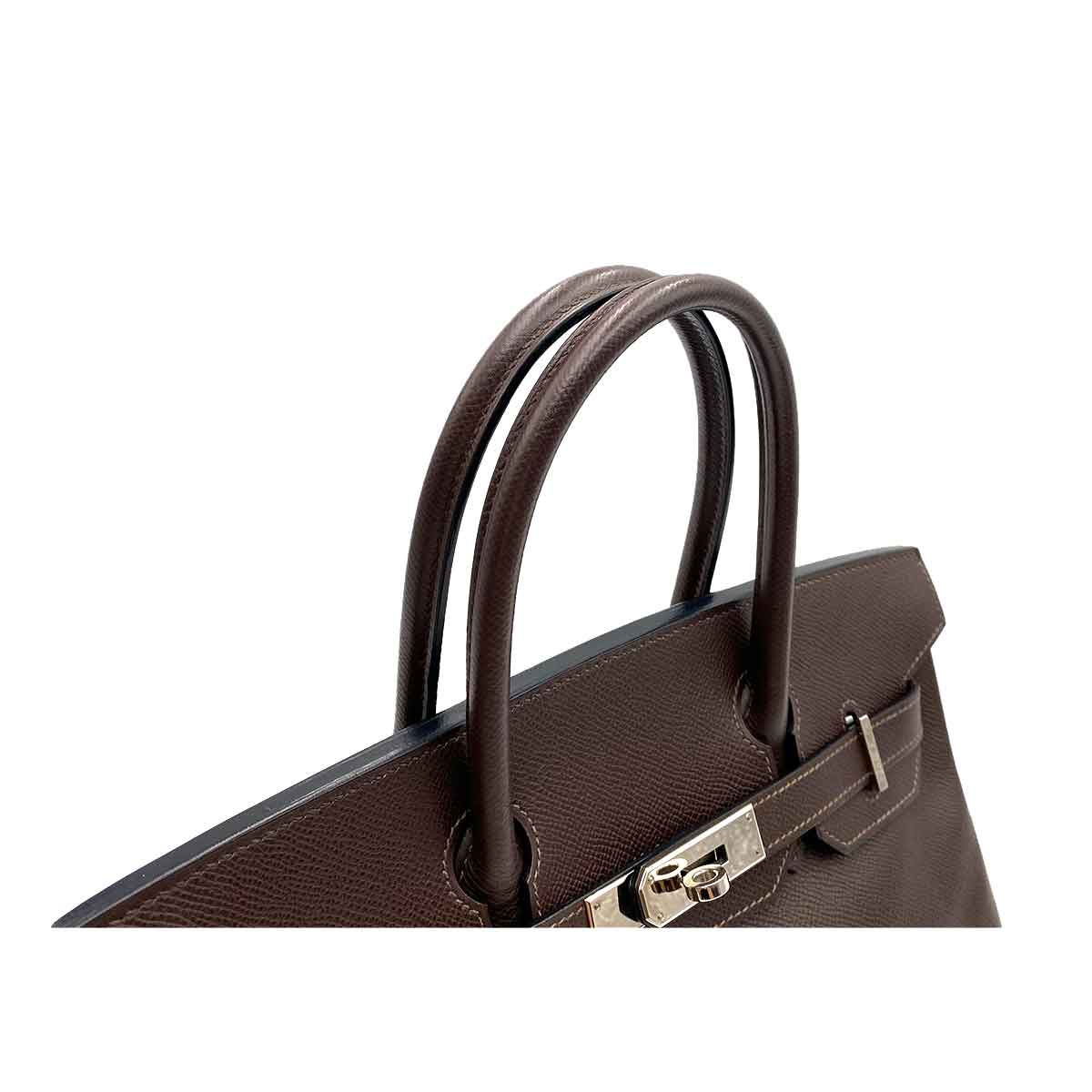 Luxury Promise Hermès Birkin 30 Chocolate Epsom PHW #L 90233413