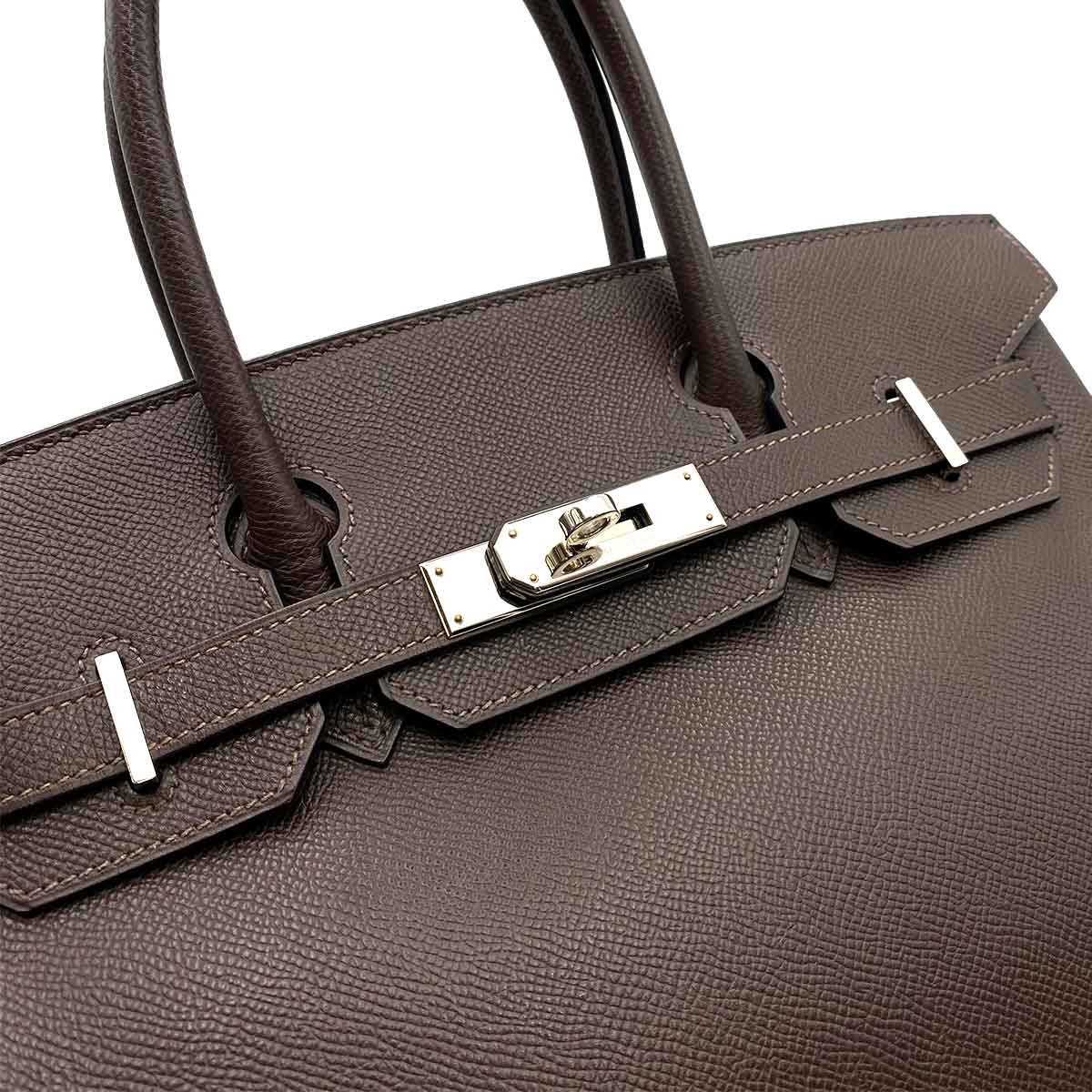 Luxury Promise Hermès Birkin 30 Chocolate Epsom PHW #L 90233413