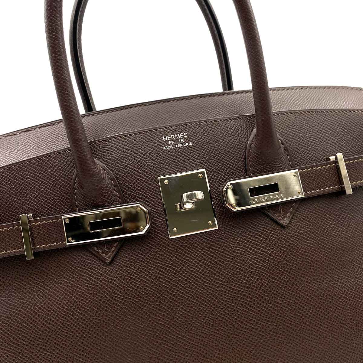 Luxury Promise Hermès Birkin 30 Chocolate Epsom PHW #L 90233413