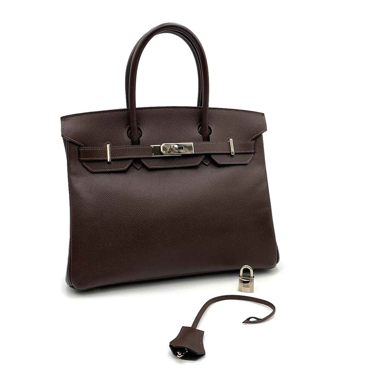 Luxury Promise Hermès Birkin 30 Chocolate Epsom PHW #L 90233413