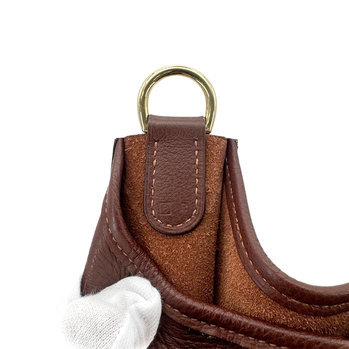 LUXURY PROMISE HERMES EVELYNE 1 GM BROWN TOGO SHOULDER BAG □B 90275885