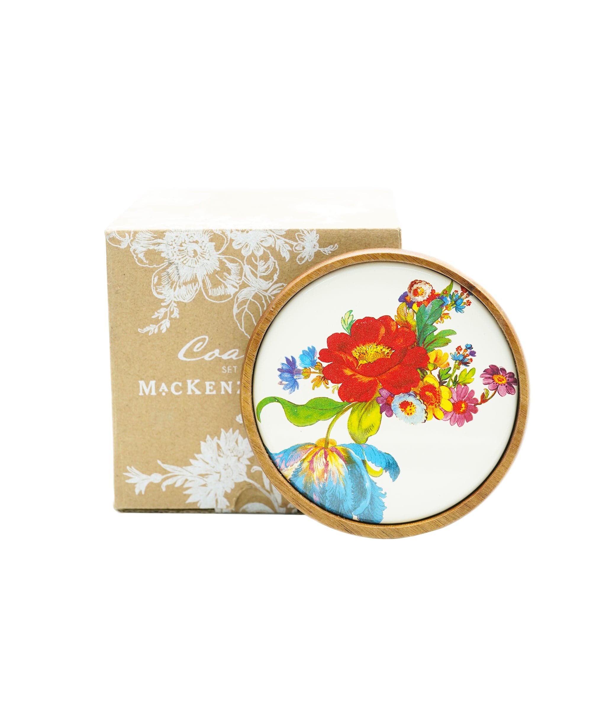 Luxury Promise Flower Market Coasters - Set of 4 ASL10113