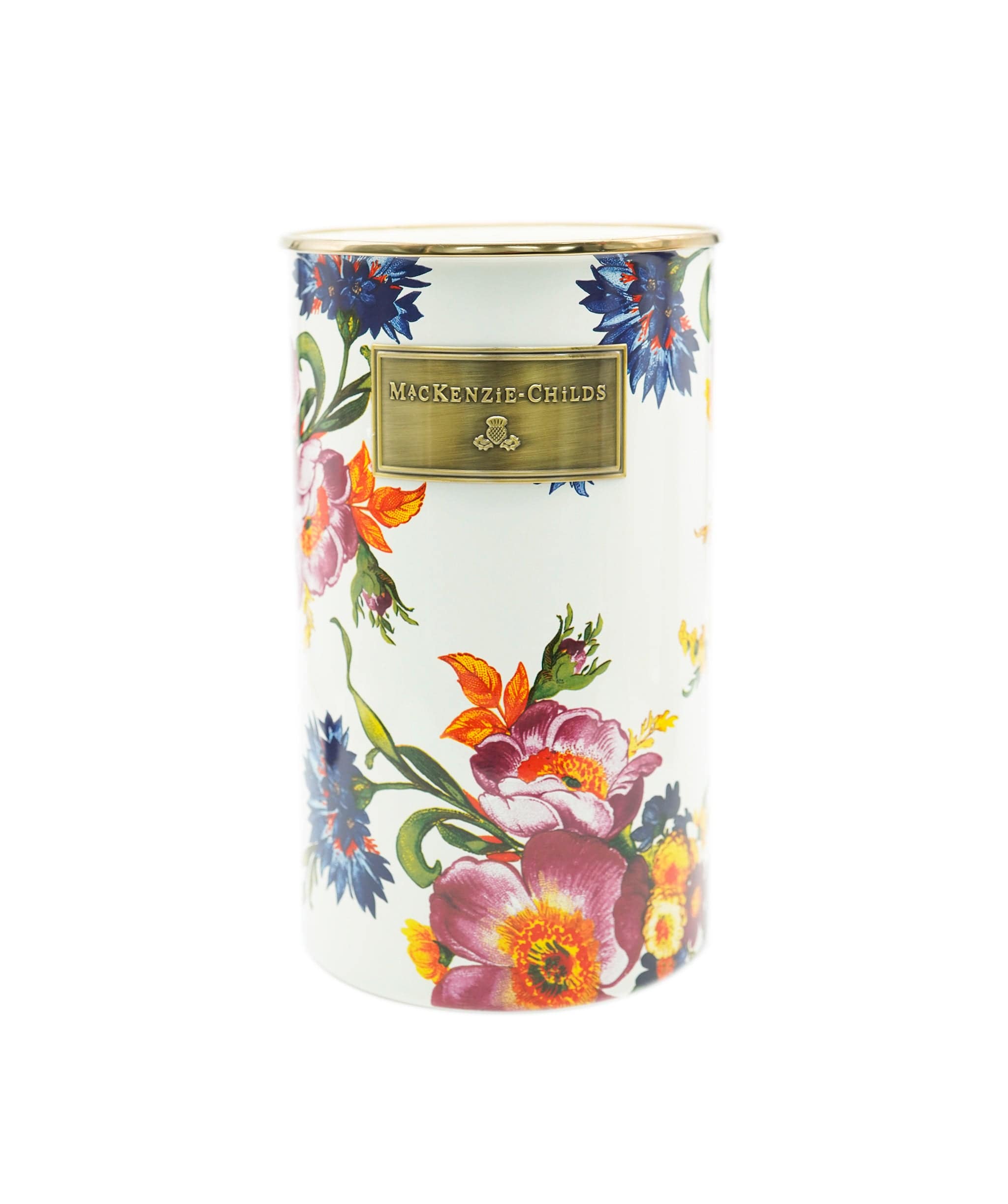 Luxury Promise MacKenzie-Childs Flower Market Utensil Holder - White ASL10128