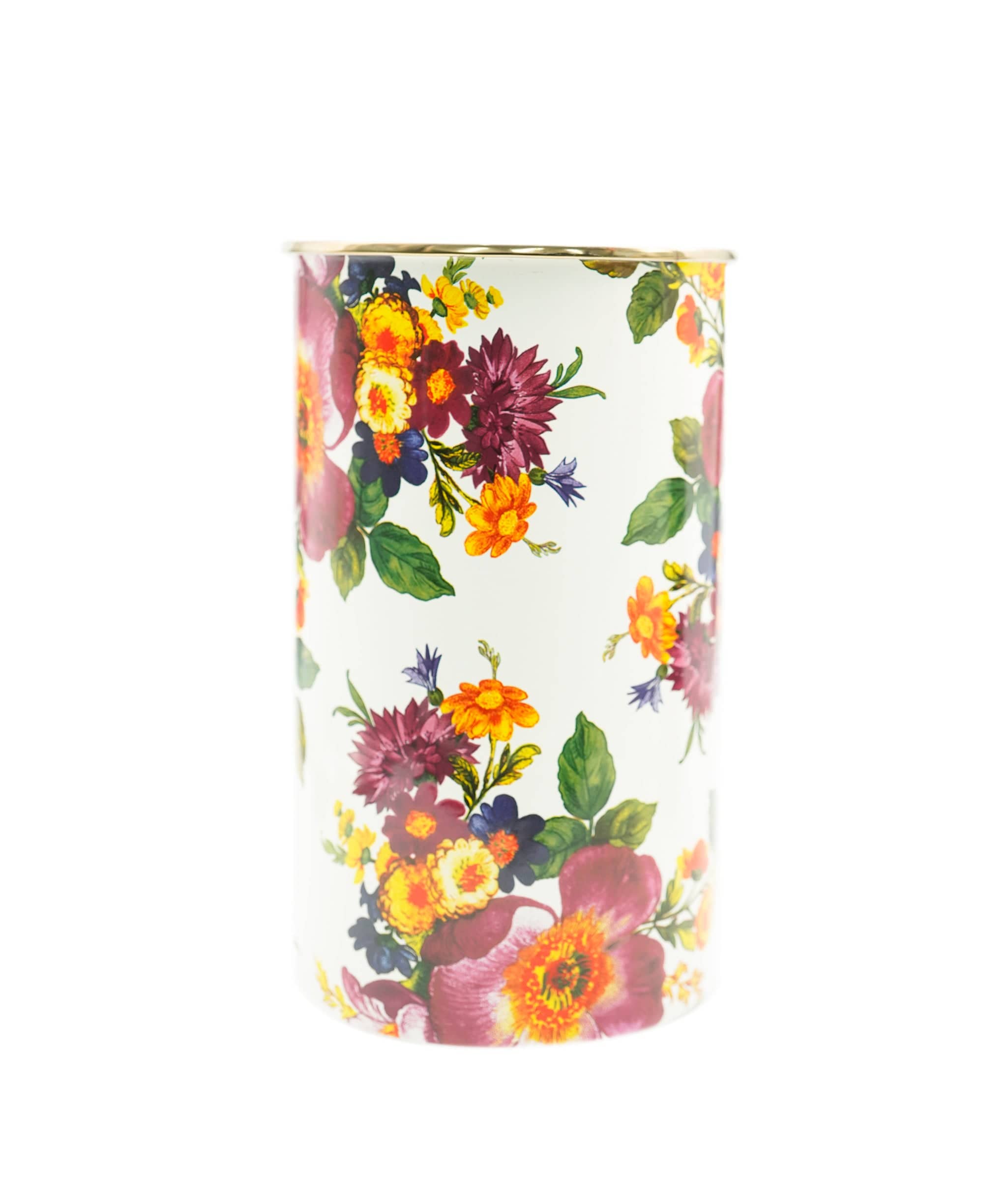 Luxury Promise MacKenzie-Childs Flower Market Utensil Holder - White ASL10128