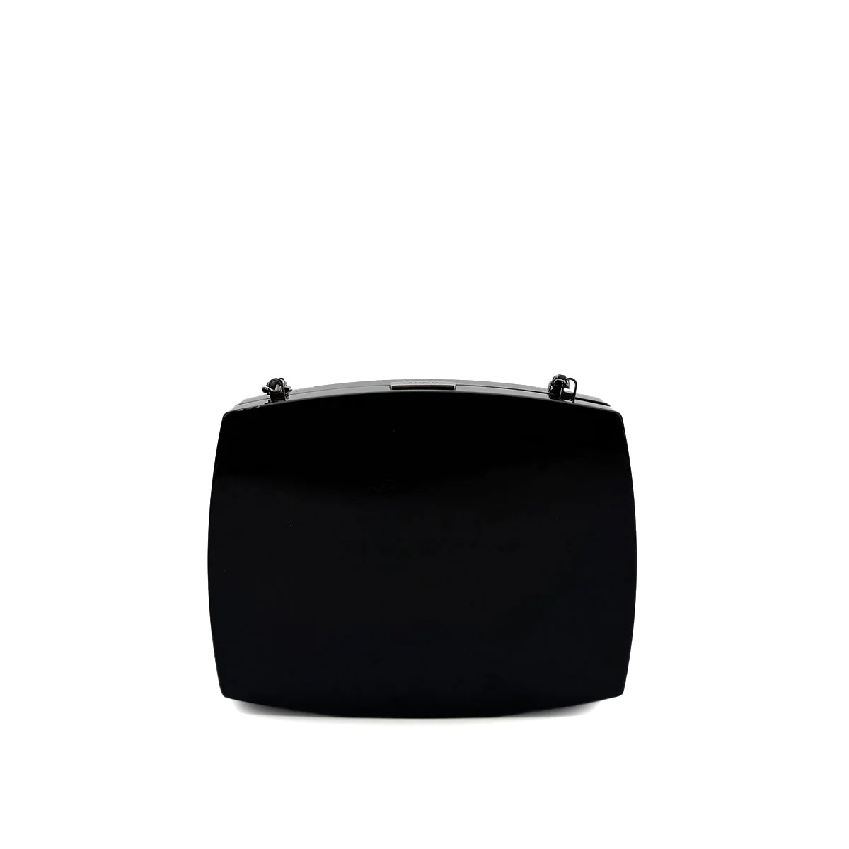 Luxury Promise Japan CHANEL COCOMARK MAKEUP PALETE MOTIF CHAIN SHOULDER BAG BLACK PLASTIC 90282066