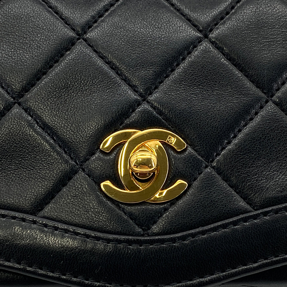 Luxury Promise Japan CHANEL VINTAGE MATELASSE BIJOU CHAIN SHOULDER BAG BLACK LAMB SKIN 90288982