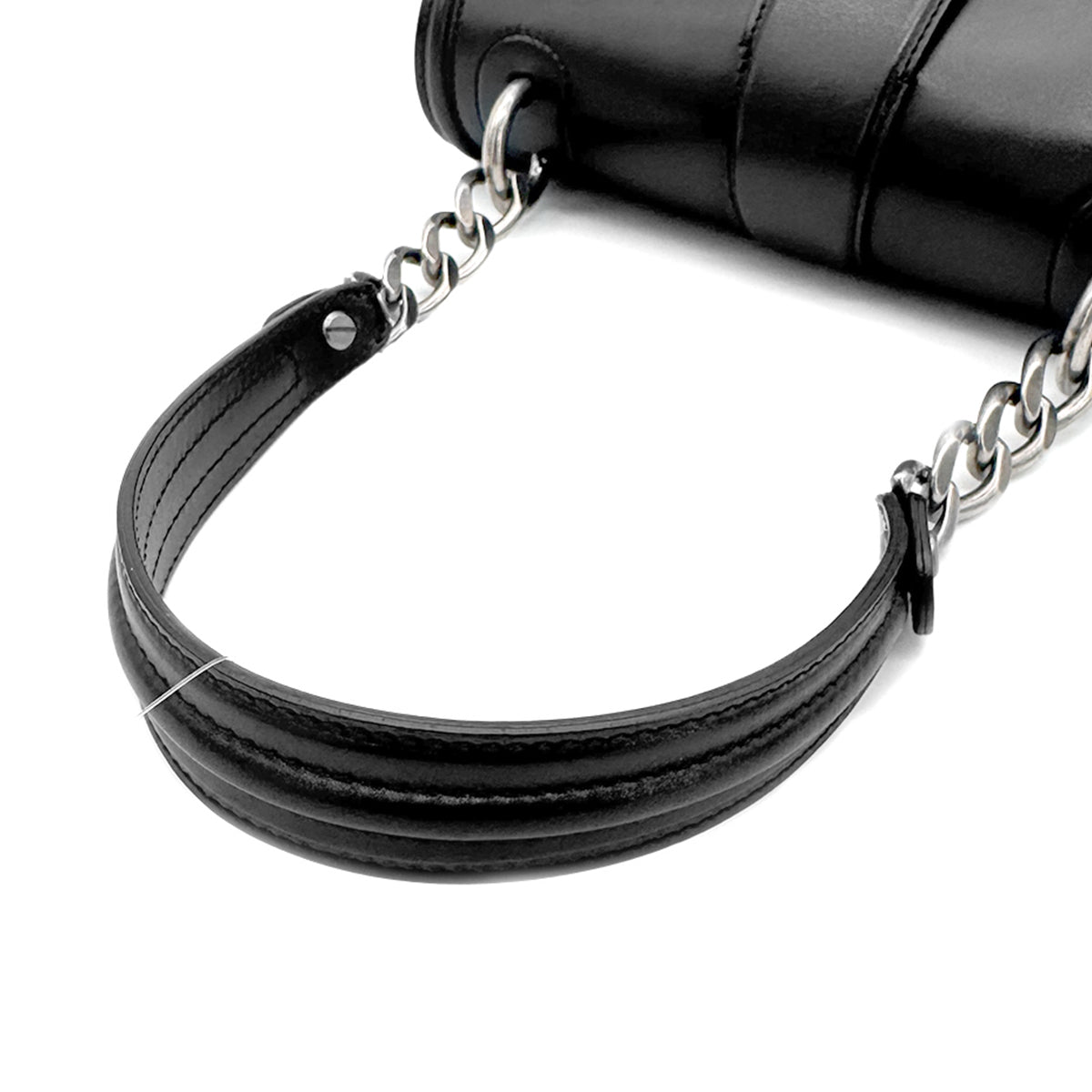 Luxury Promise Japan CHANEL VINTAGE TURN LOCK SHOULDER BAG BLACK CALF SKIN 90275620