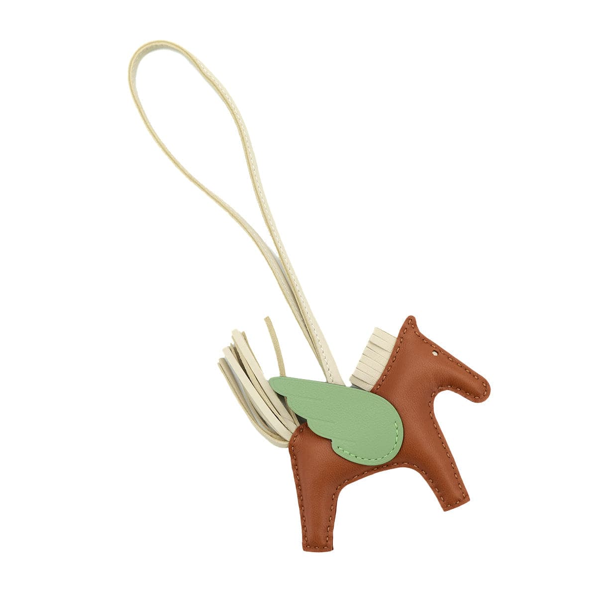 Luxury Promise Japan HERMES BAG CHARM RODEO PEGASUS PM GOLD CRAIE VERT CRIQUET B 90309187