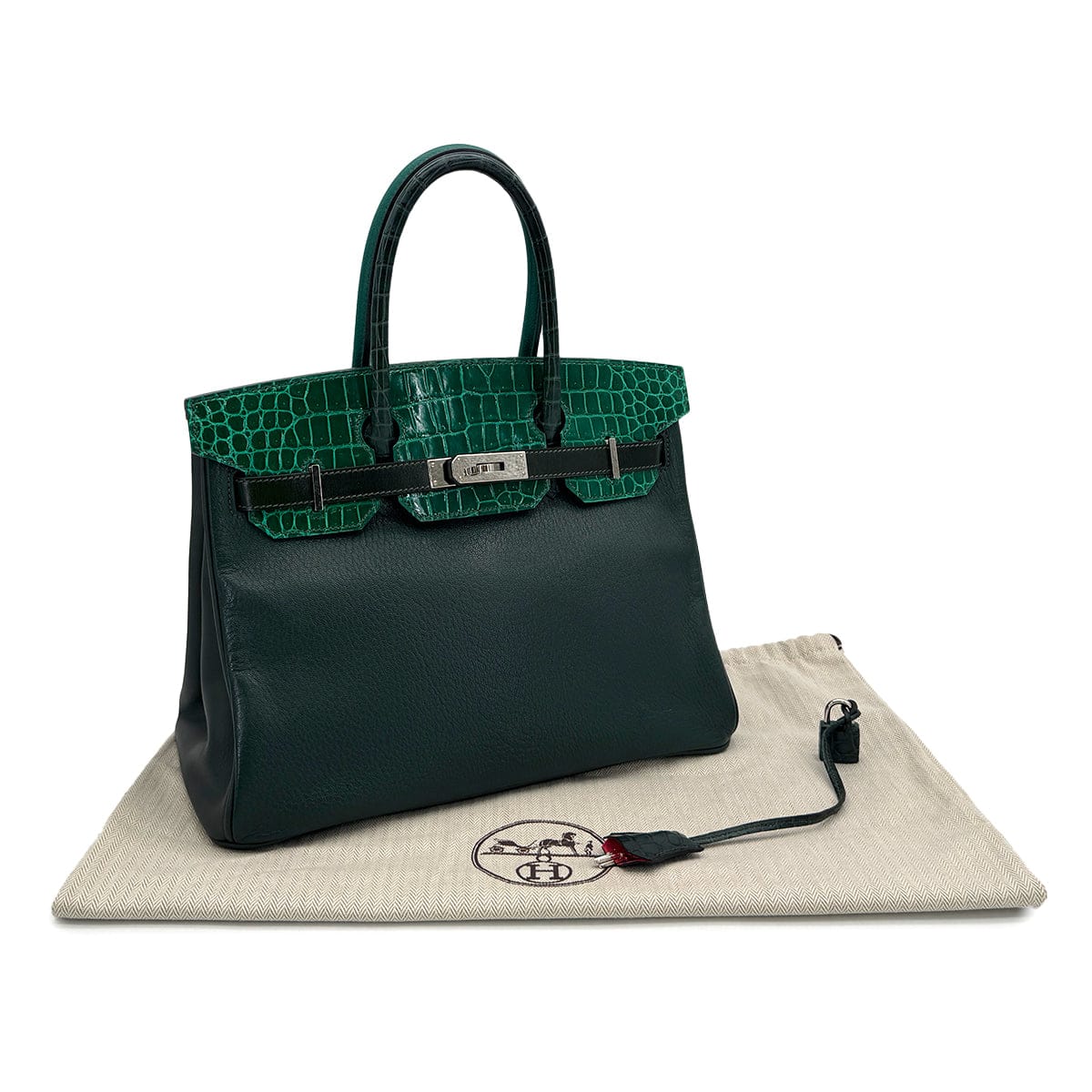 Luxury Promise Japan HERMES BIRKIN 30 PATCHWORK VERT FONCE VERT EMERALD VERT TITIEN MALACHITE ROSE AZALEE CROCODILE POROSUS CHEVRE TAURILLON CLEMENCE EPSOM EVERCOLOR SWIFT BOX CALF HAND BAG 2018 C PALLADIUM HARDWARE 90313338