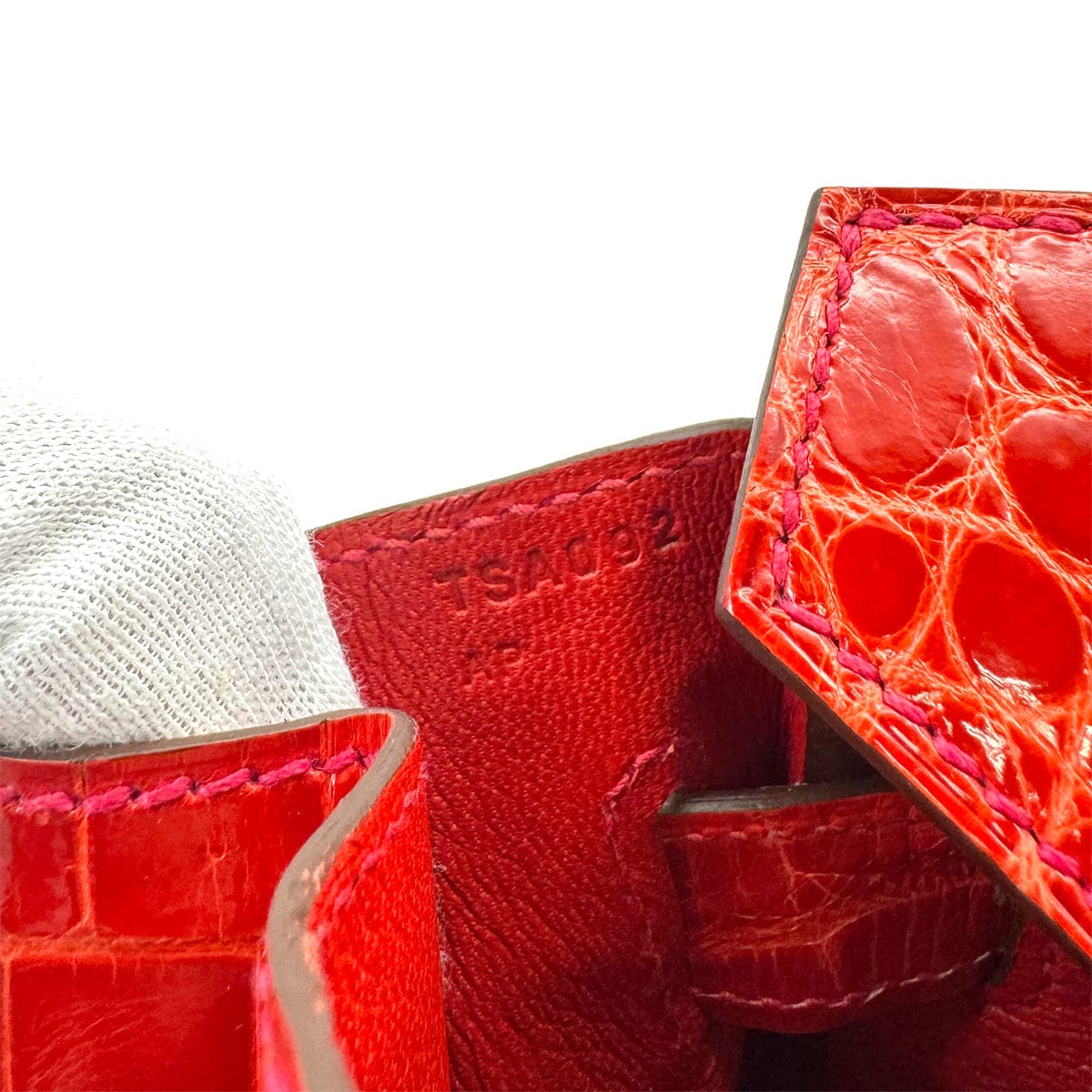 Luxury Promise Japan HERMES BIRKIN 30 ROUGE INDIEN CROCODILE NILOTICUS HAND BAG 2015 T STAMP PALLADIUM HARDWARE 90312608