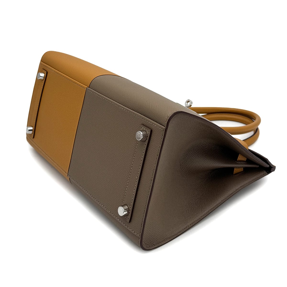 Luxury Promise Japan HERMES BIRKIN SELLIER CASAQUE 30 ETOUPE SESAME BLUE INDIGO EPSOM HAND BAG 2021 Z STAMP PALLADIUM HARDWARE 90314763