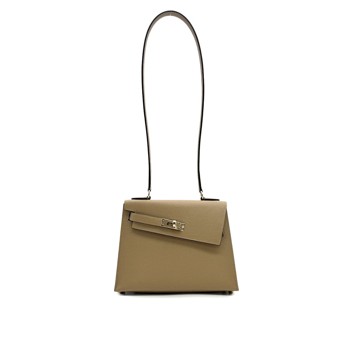 Luxury Promise Japan HERMES KELLY 20 SELLIER EN DESORDRE POUSSIERE EPSOM SHOULDER BAG 2025 K STAMP GOLD HARDWARE 90316883