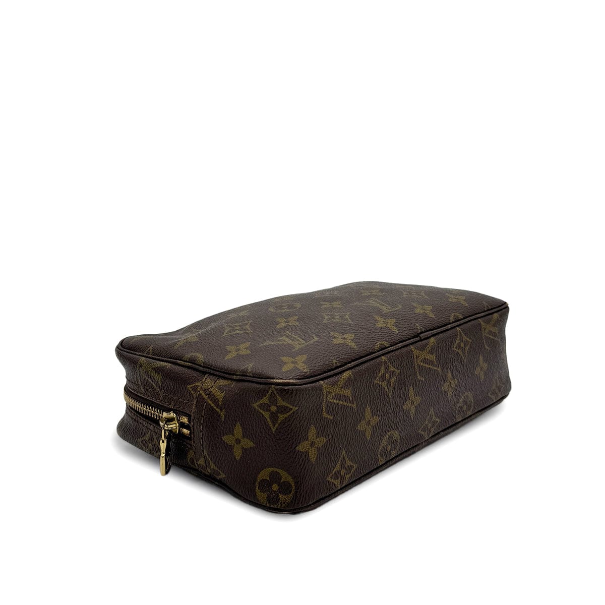 Luxury Promise Japan LOUIS VUITTON MONOGRAM TROUSSE TOILETTE 23 CLUTCH BAG BROWN M47524 90309160