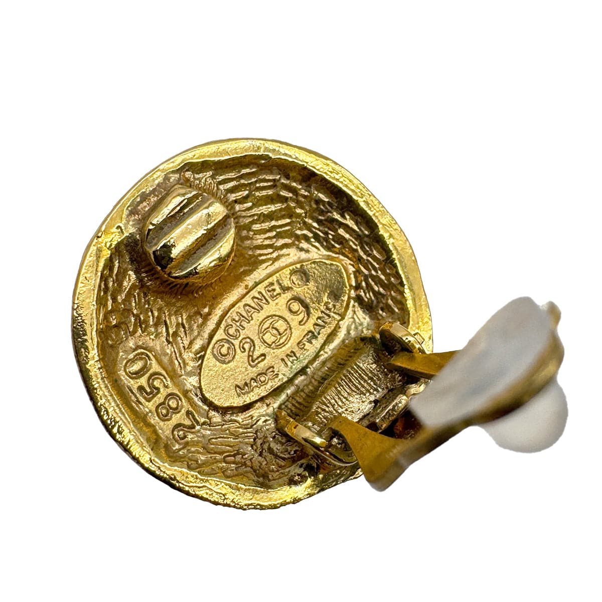 Luxury Promise Japan VINTAGE CHANEL EARRINGS ROUND COCOMARK GOLD ACCESSORY 29 90313678