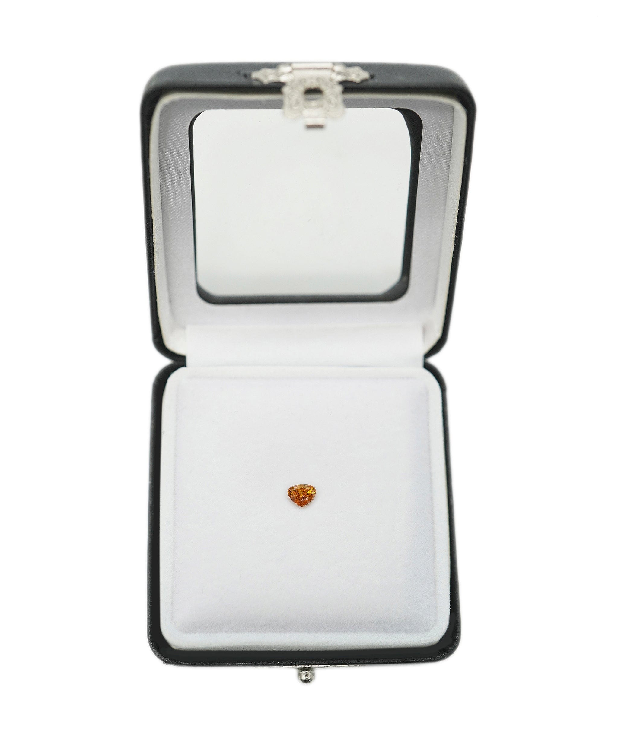 Luxury Promise 0.38ct ORANGE TRILLIANT Rough Cut Diamond