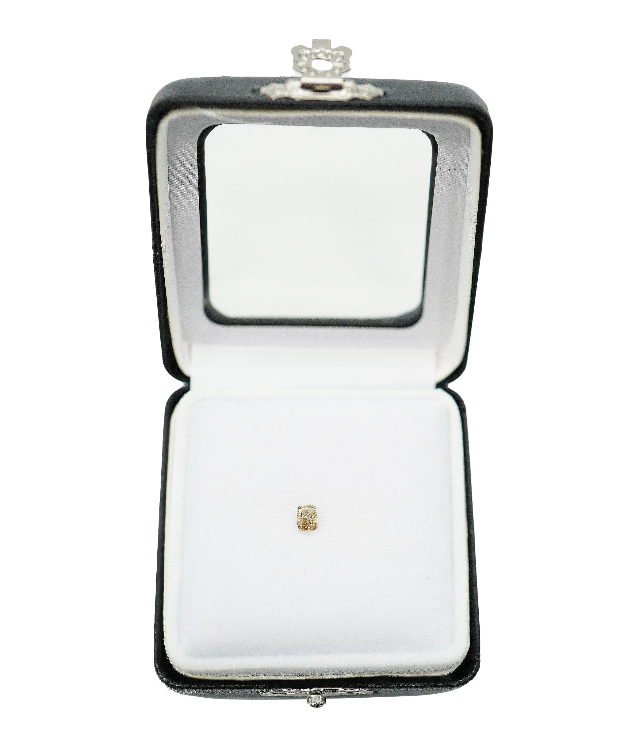 Luxury Promise 0.39ct CHAMPAGNE EMERALD Rough Cut Diamond