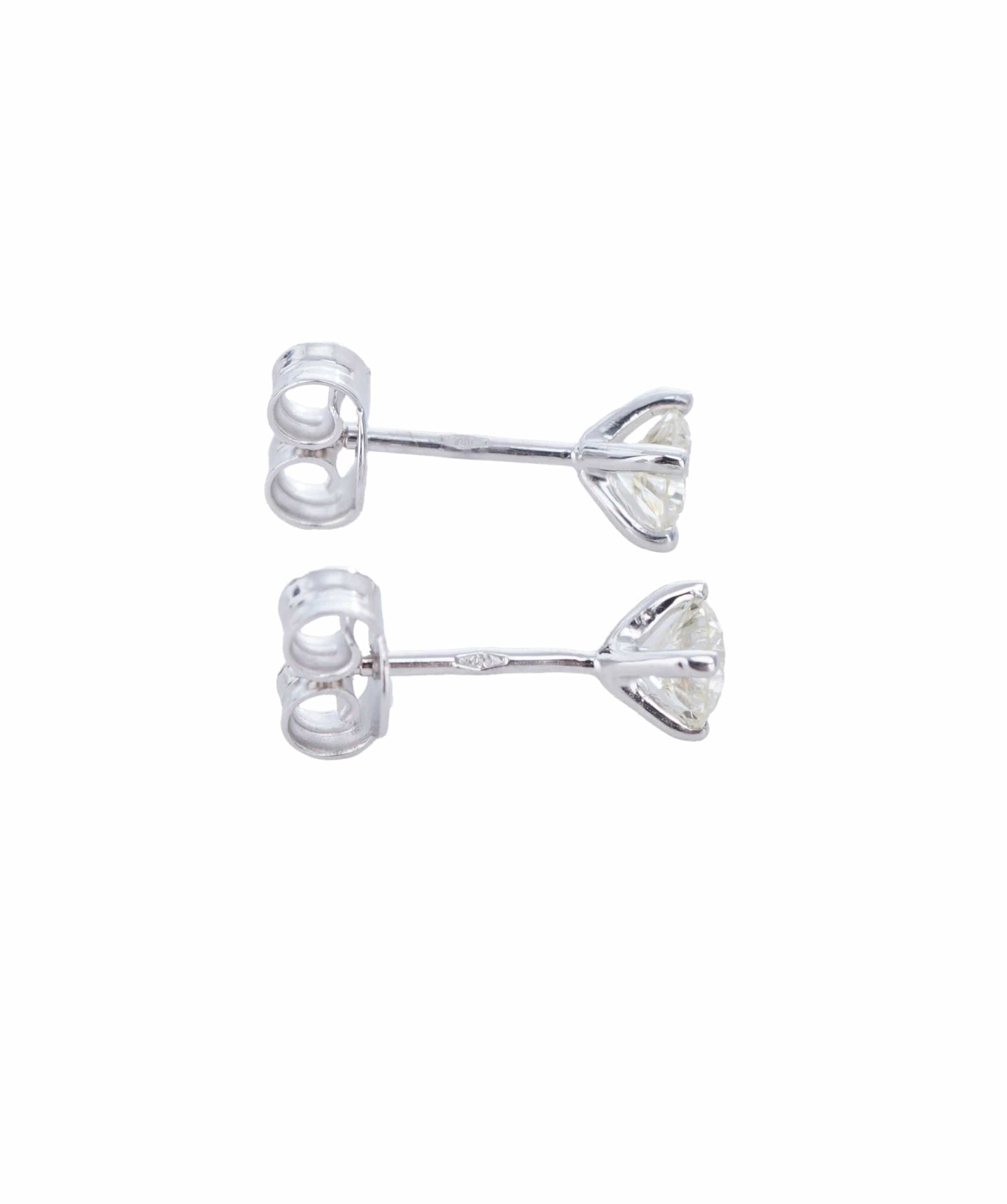 Luxury Promise 0.63 ct ROUND DIAMOND WG   COMMERCIAL EARRINGS ANL-S21-14