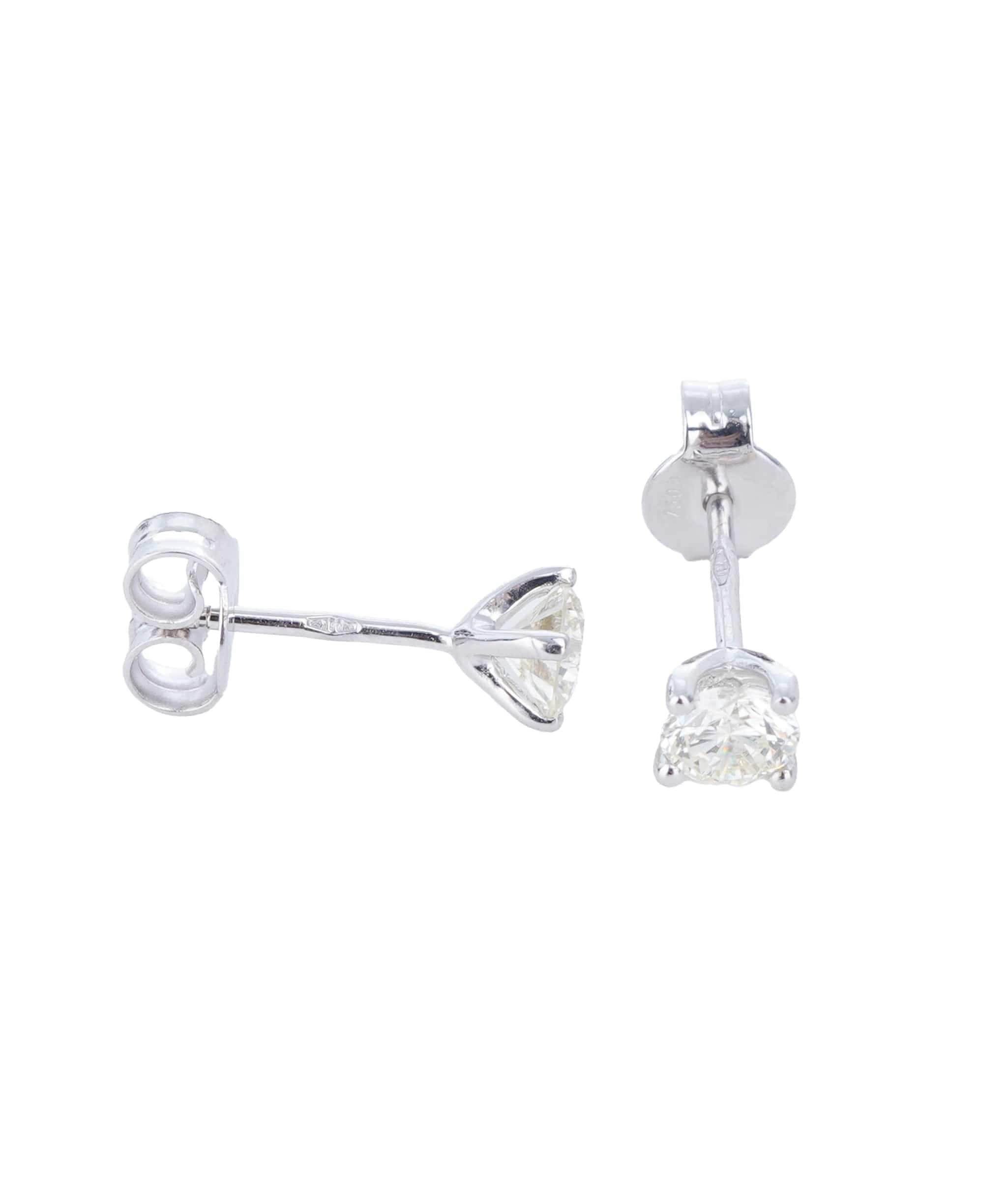 Luxury Promise 0.63 ct ROUND DIAMOND WG   COMMERCIAL EARRINGS ANL-S21-14