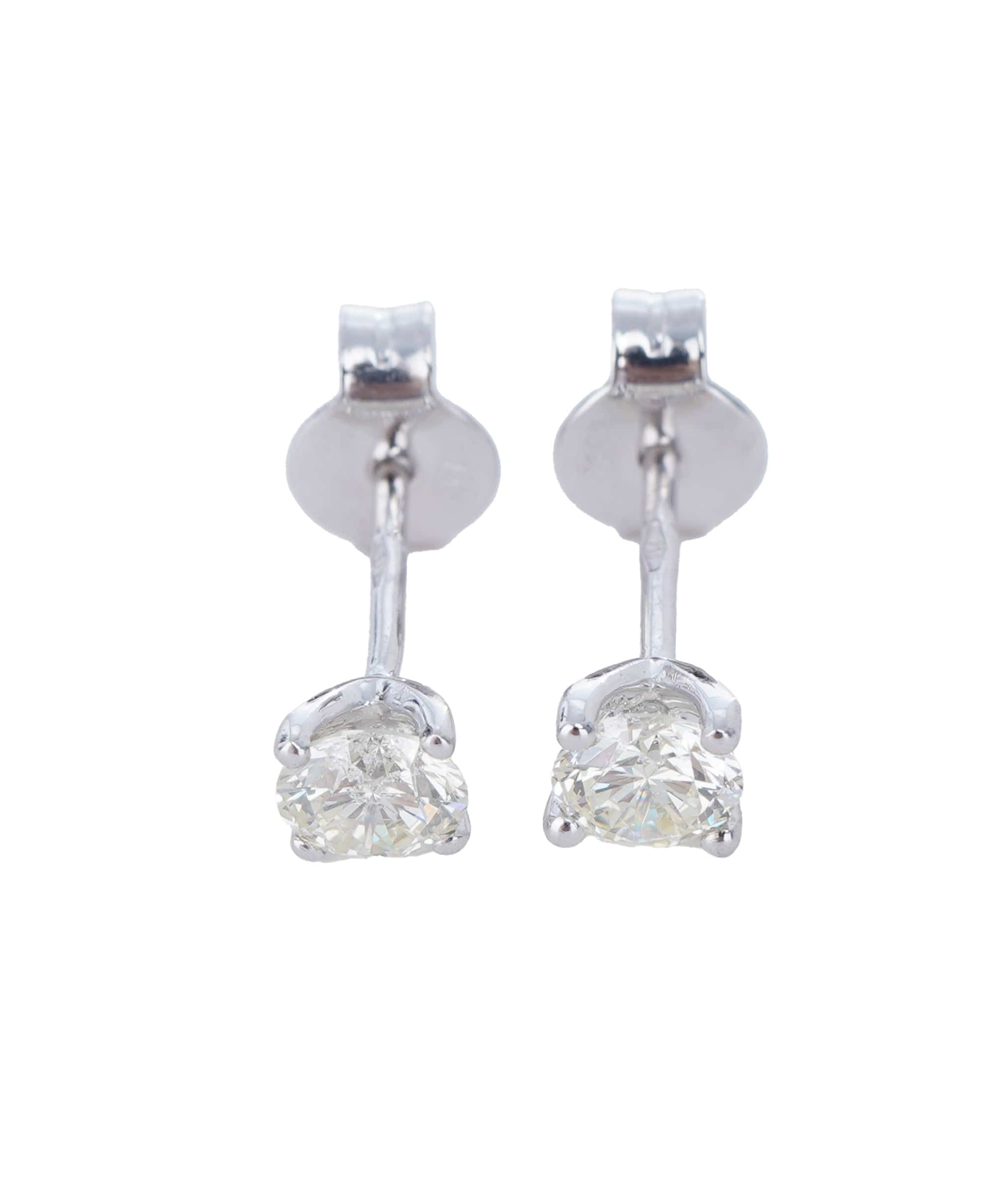 Luxury Promise 0.63 ct ROUND DIAMOND WG   COMMERCIAL EARRINGS ANL-S21-14