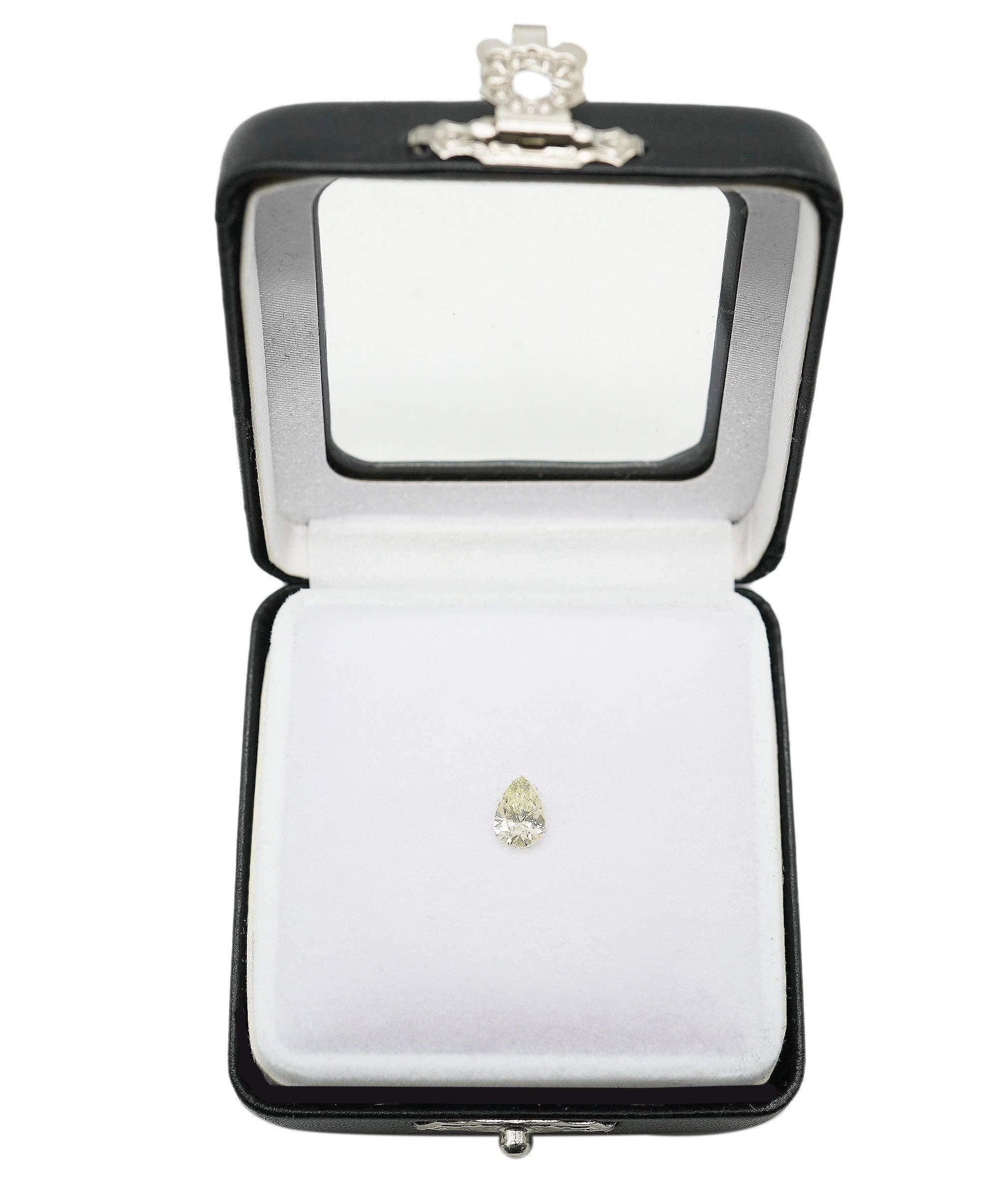 Luxury Promise 0.7 ct Light Fancy Yellow Pear Shape Diamond ANL-S24-4