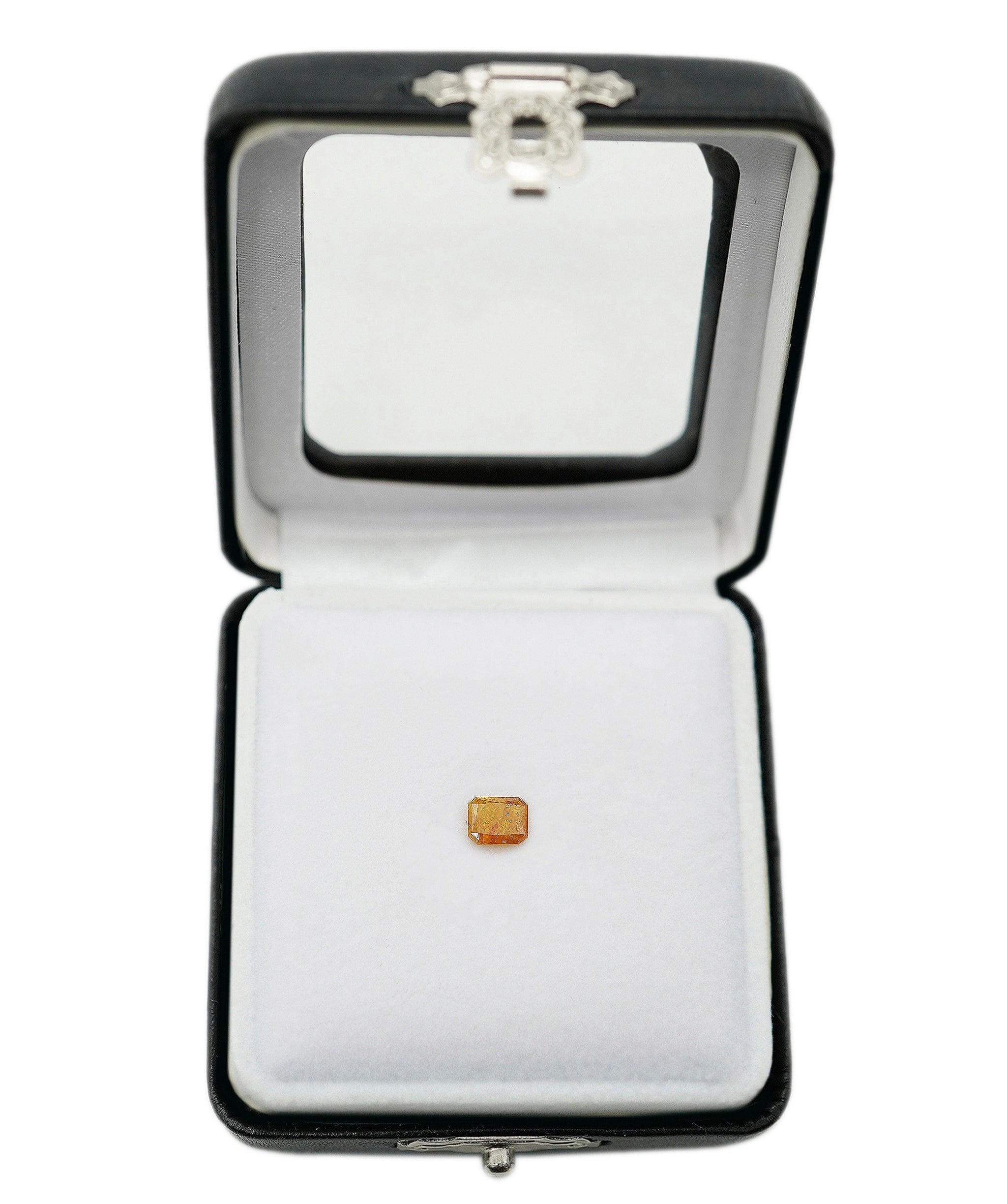 Luxury Promise 0.72ct ORANGE EMERALD Rough Cut Diamond