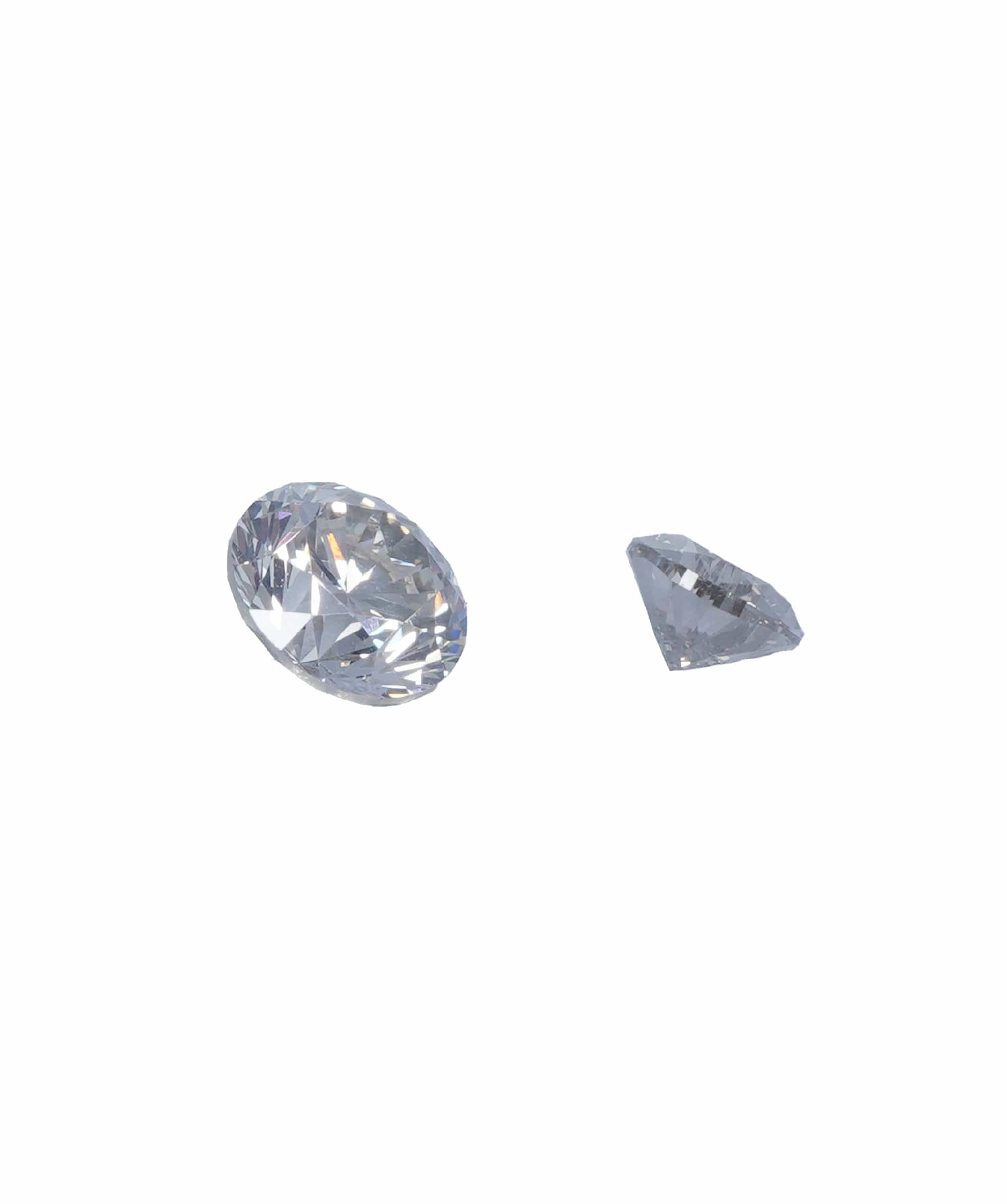 Luxury Promise 0.82 ct ROUND & PEAR NATURAL FANCY GREY DIAMOND SET OF 2 ANL-S20-42