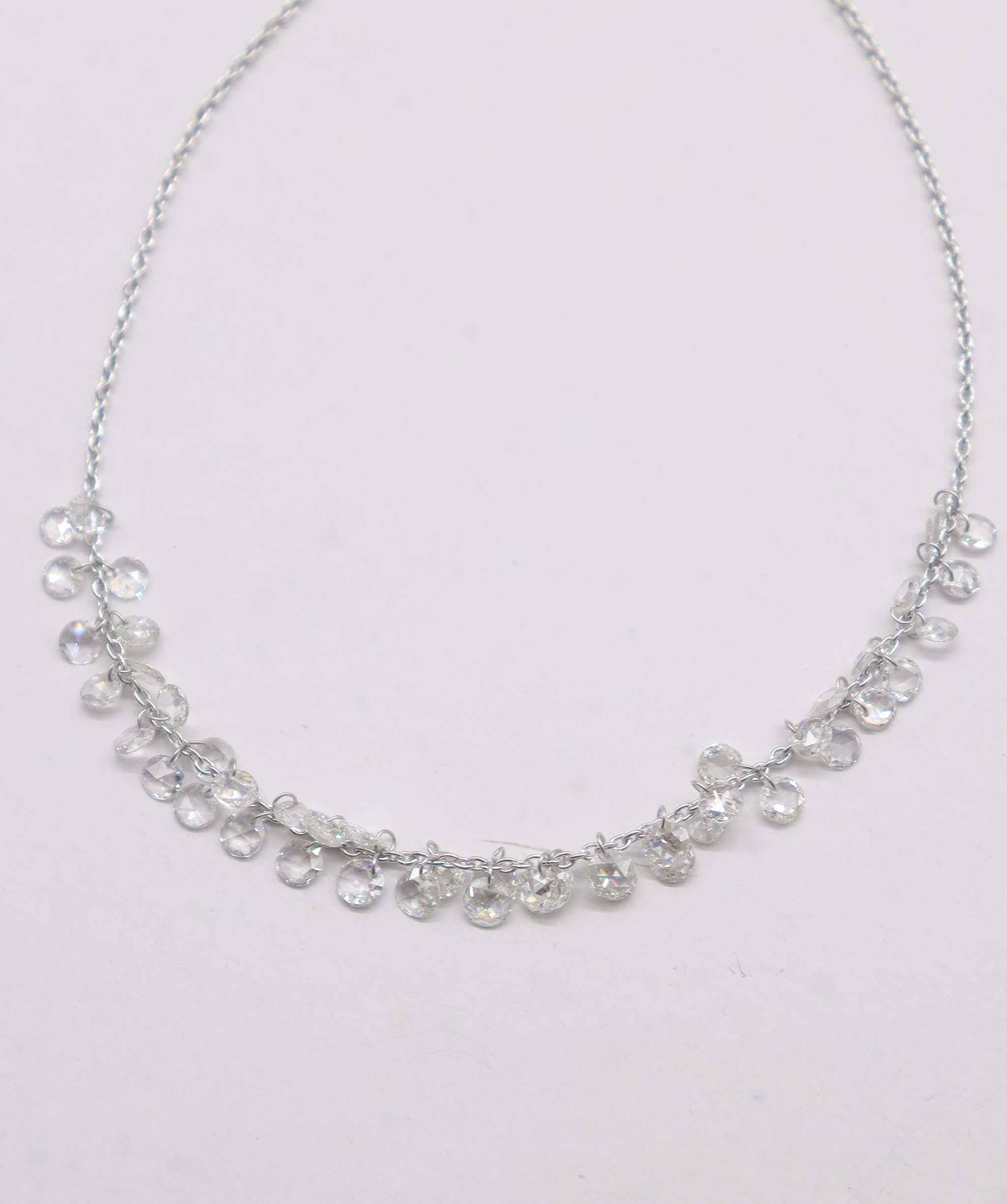 Luxury Promise 1.90ct WHITE ROSECUT BRACELET B3435