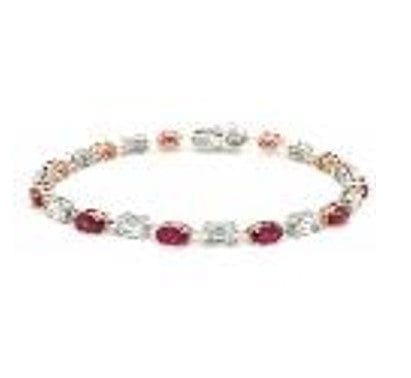 Luxury Promise 18K RG + WG / DIA & RUBY
BRACELET
Amt:60,680
18K RG: 13.52 RD: 2.43/
RUBY : 7.02/
 BN0312AR1