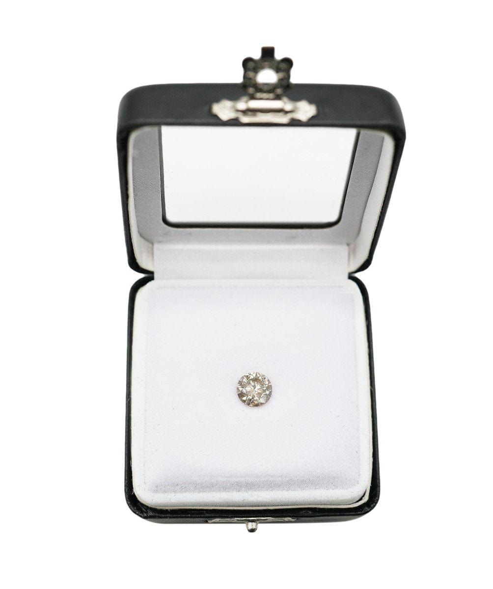 2.01 ct ROUND NATURAL CHAMPANGE DIAMOND ANL-S19-1