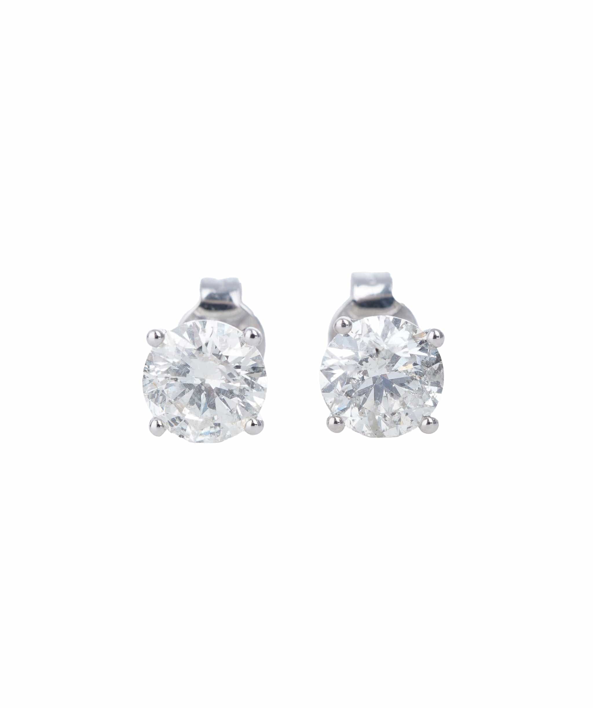 Luxury Promise 2 ct ROUND DIAMOND WG MARTINI EARRINGS ANL-S21-15